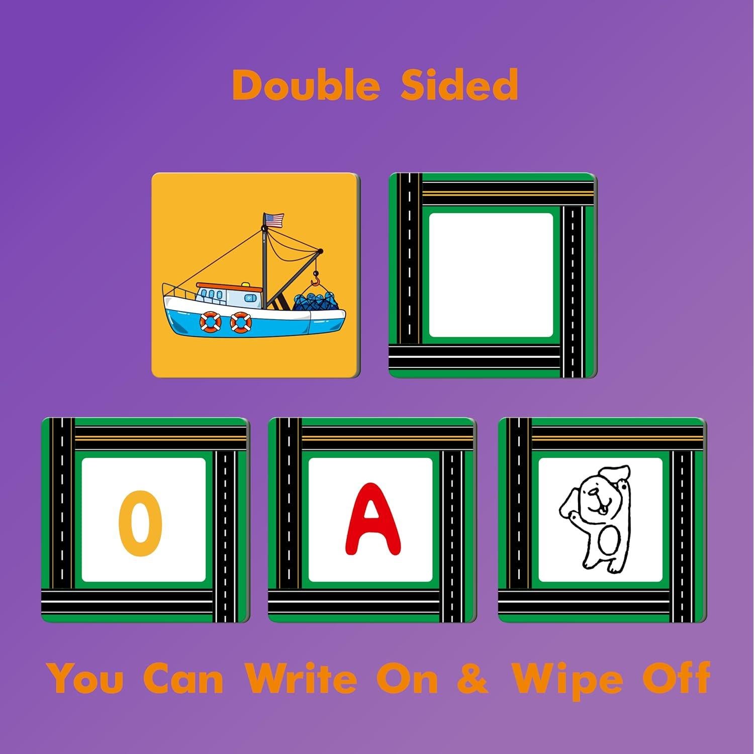 Juego de Memoria Vehículos Hebayy 72 Tarjetas Educativas