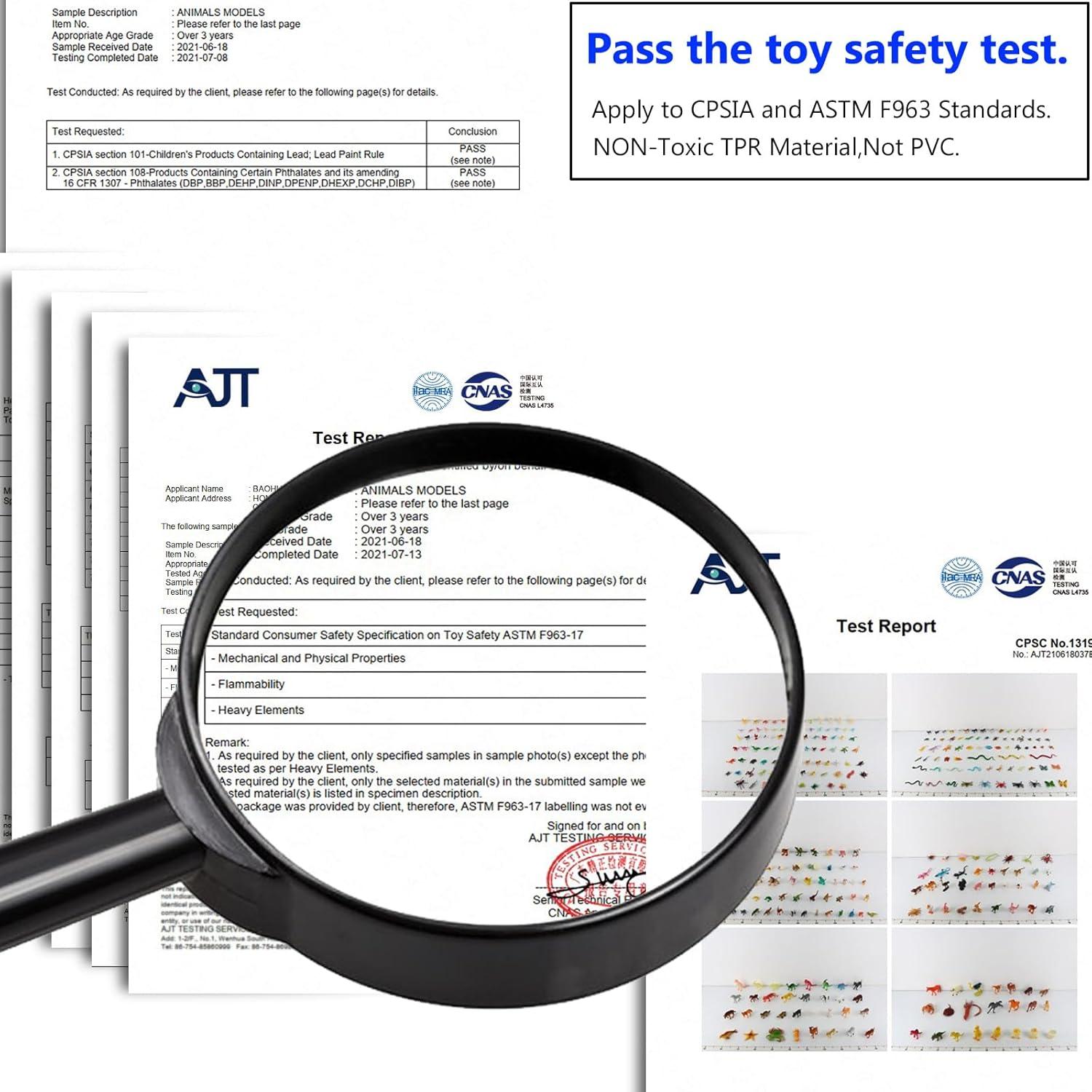 Figuras de Animales Salvajes Mini Pinowu 32 Pcs Educativas