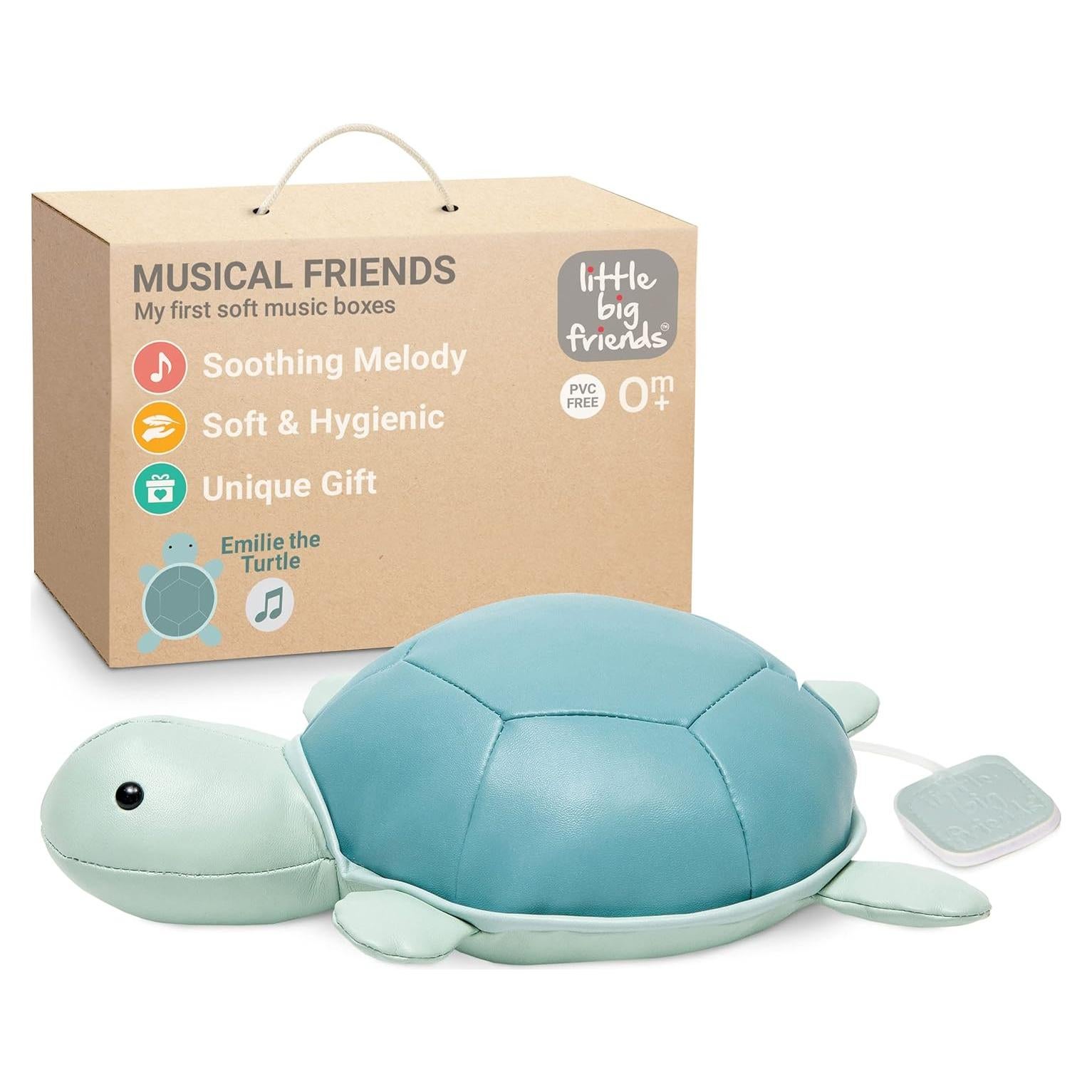 Juguete Musical de Cuerda Little Big Emilie Tortuga 28cm