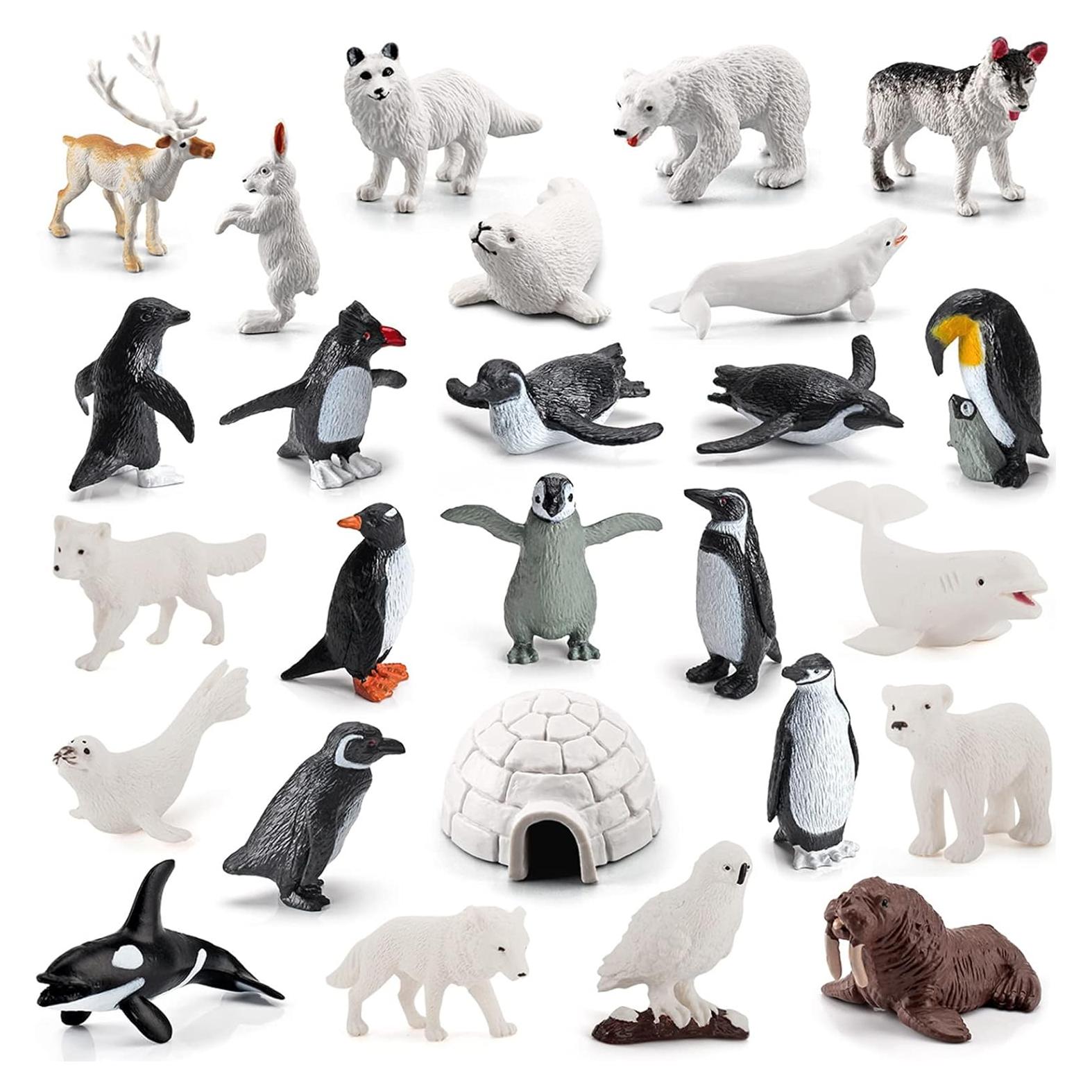 26 Piezas Figuras Animales Árticos SCAHOW - Juguetes Educativos