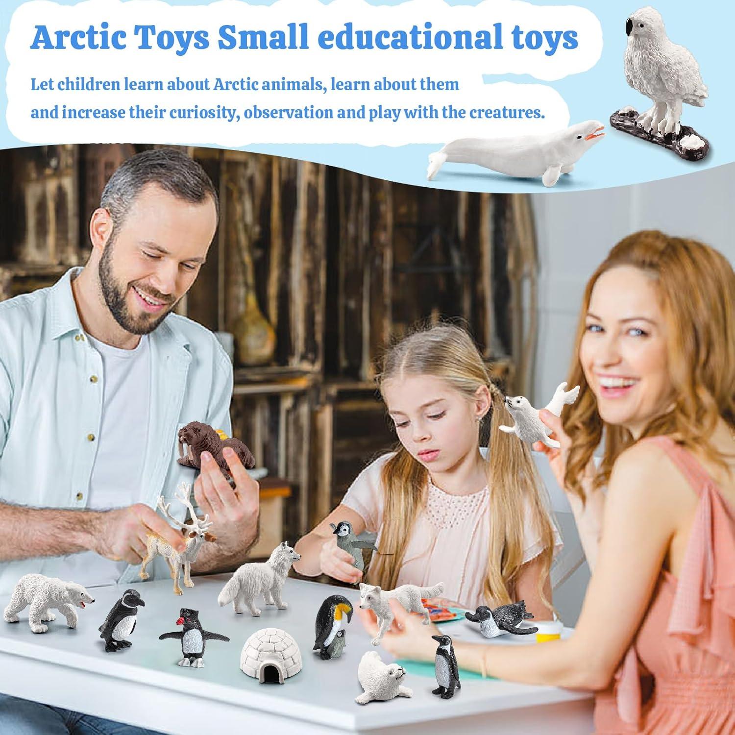 26 Piezas Figuras Animales Árticos SCAHOW - Juguetes Educativos