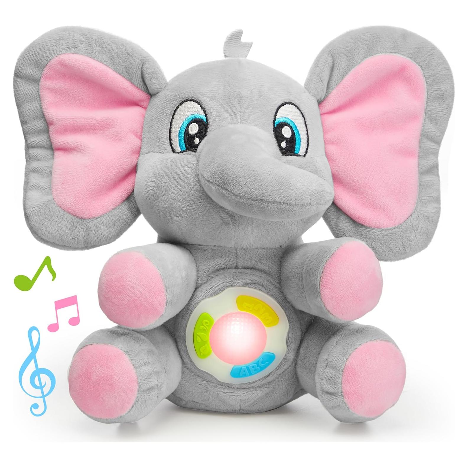 Elefante de Peluche Musical JOYIN con Luz y Melodías