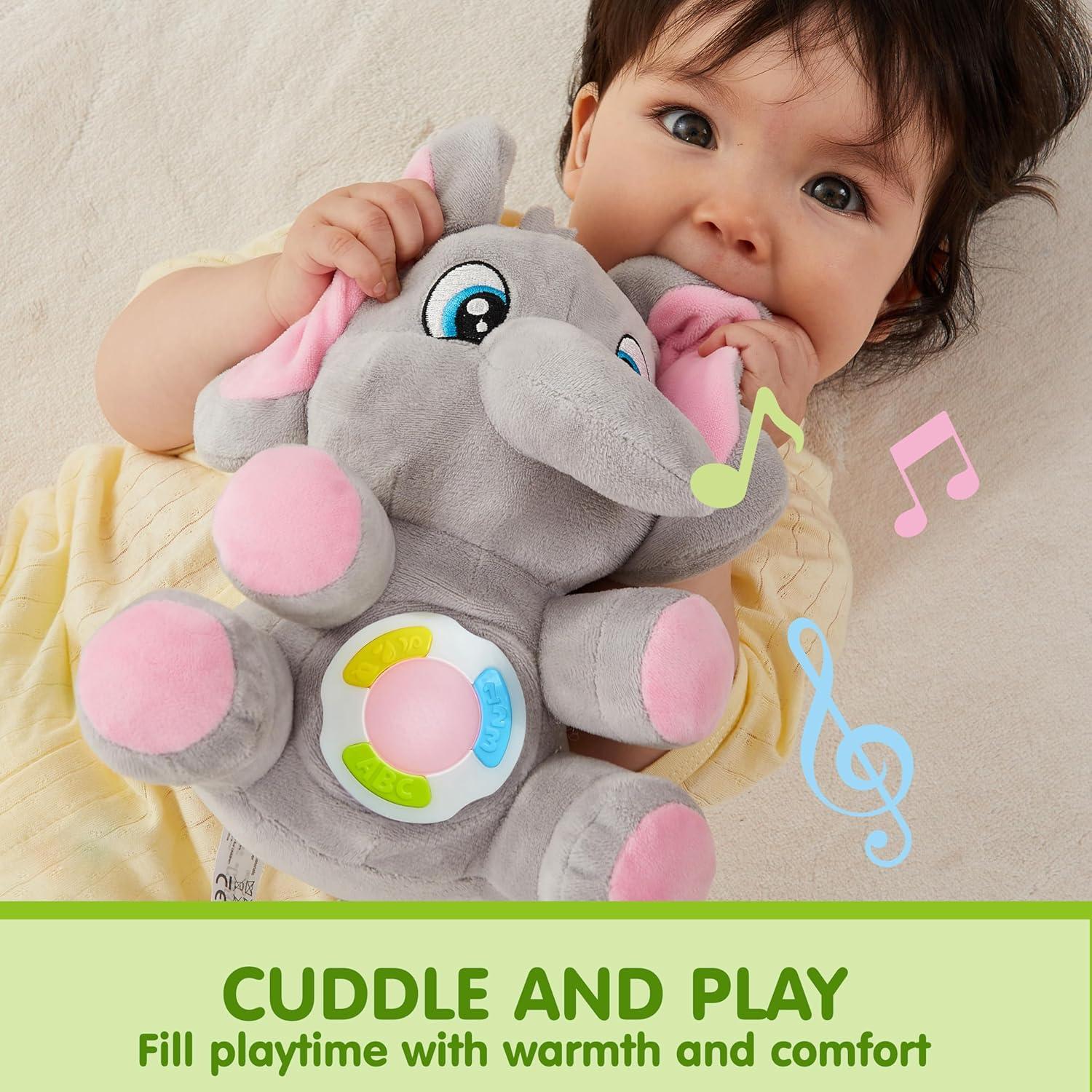 Elefante de Peluche Musical JOYIN con Luz y Melodías