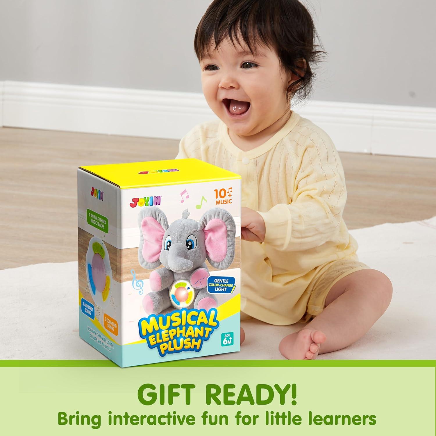 Elefante de Peluche Musical JOYIN con Luz y Melodías
