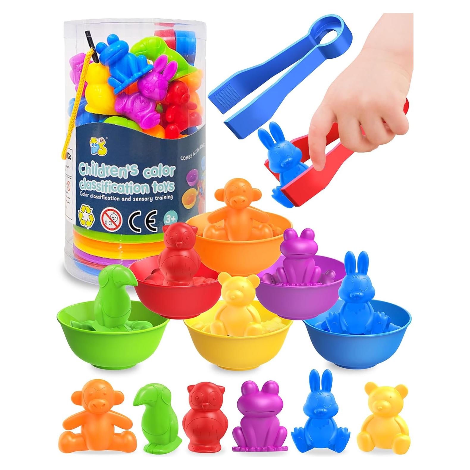 Juguete Montessori Contando Animales Oomloid 3-5 Años