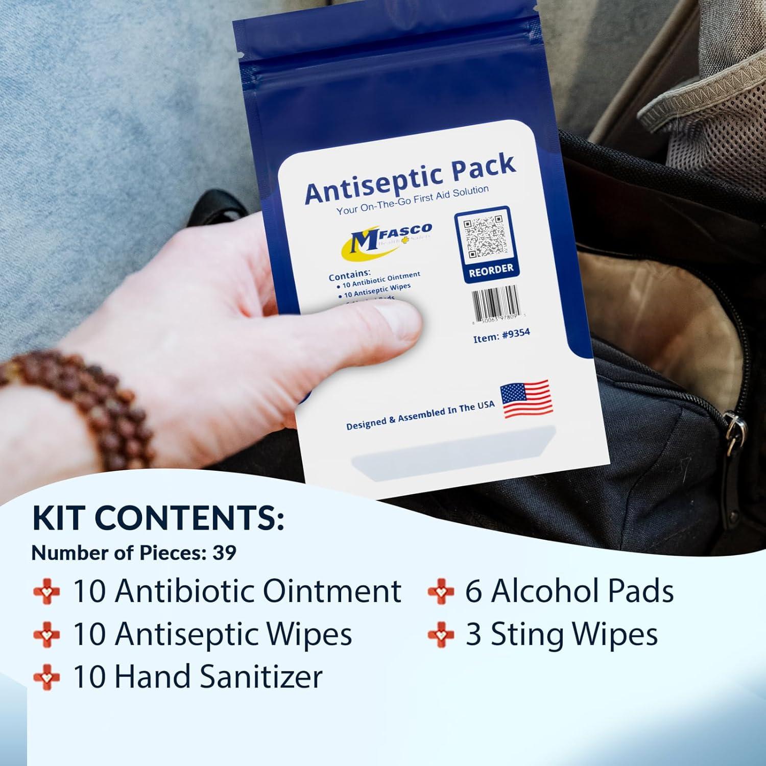 Kit de Primeros Auxilios MICHIGAN FIRST AID Antisépticos