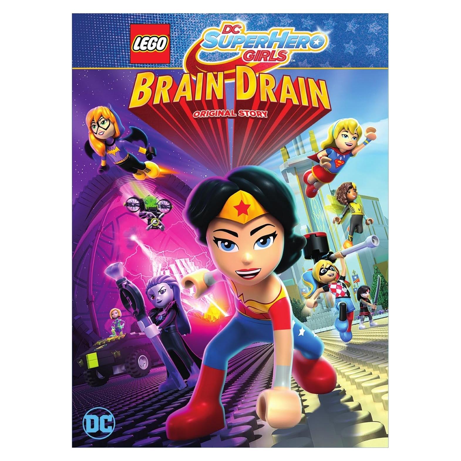 LEGO DC Super Hero Girls: Brain Drain DVD 1h12m