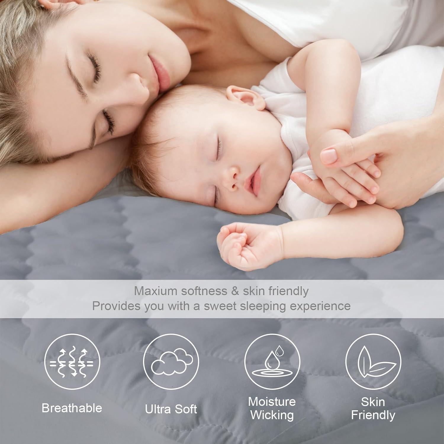 Protector de Colchón Twin SPRINGSPIRIT Impermeable Acolchado 35.56 cm