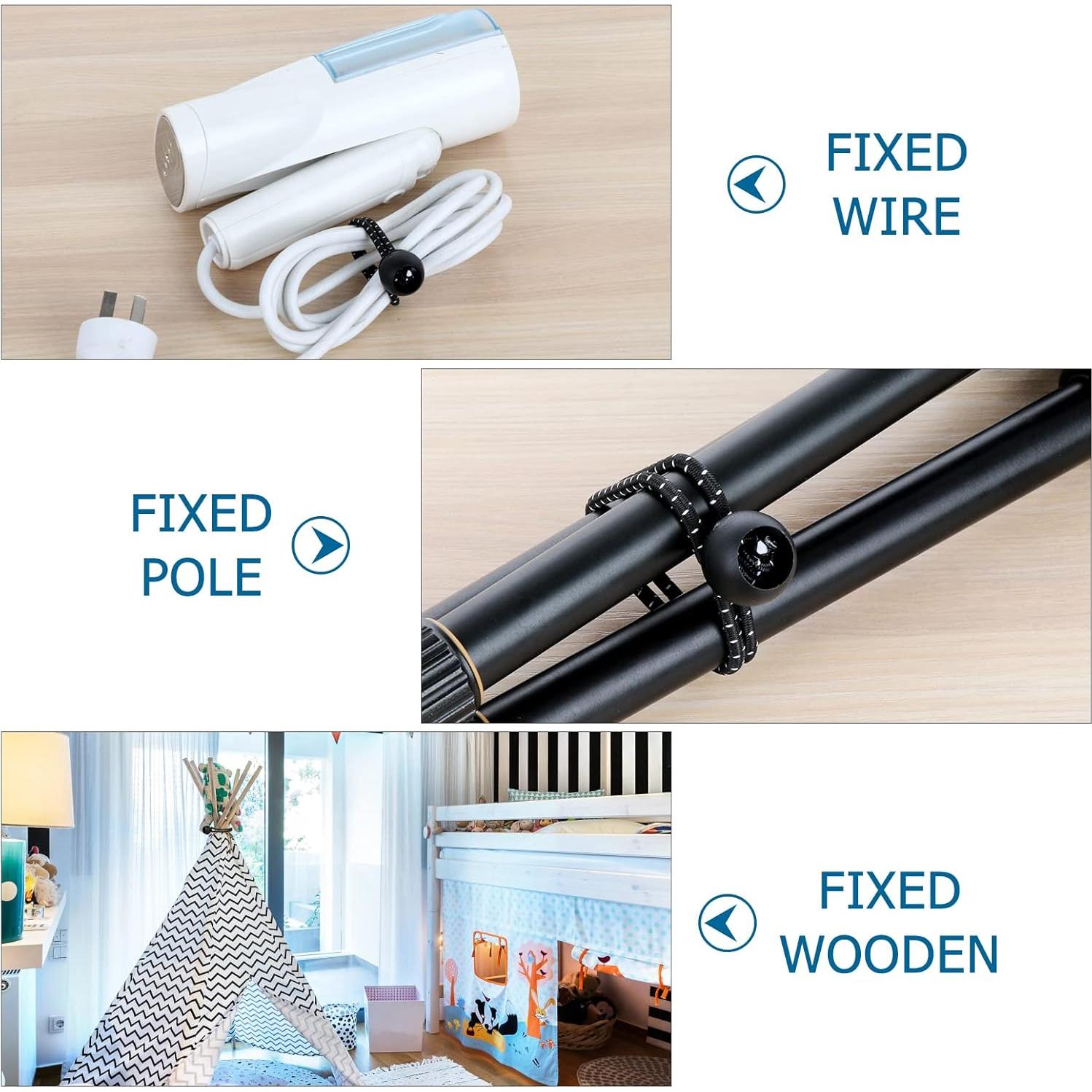 Cuerdas Bungee Kinzomor 10 cm 100 PCS Alta Resistencia