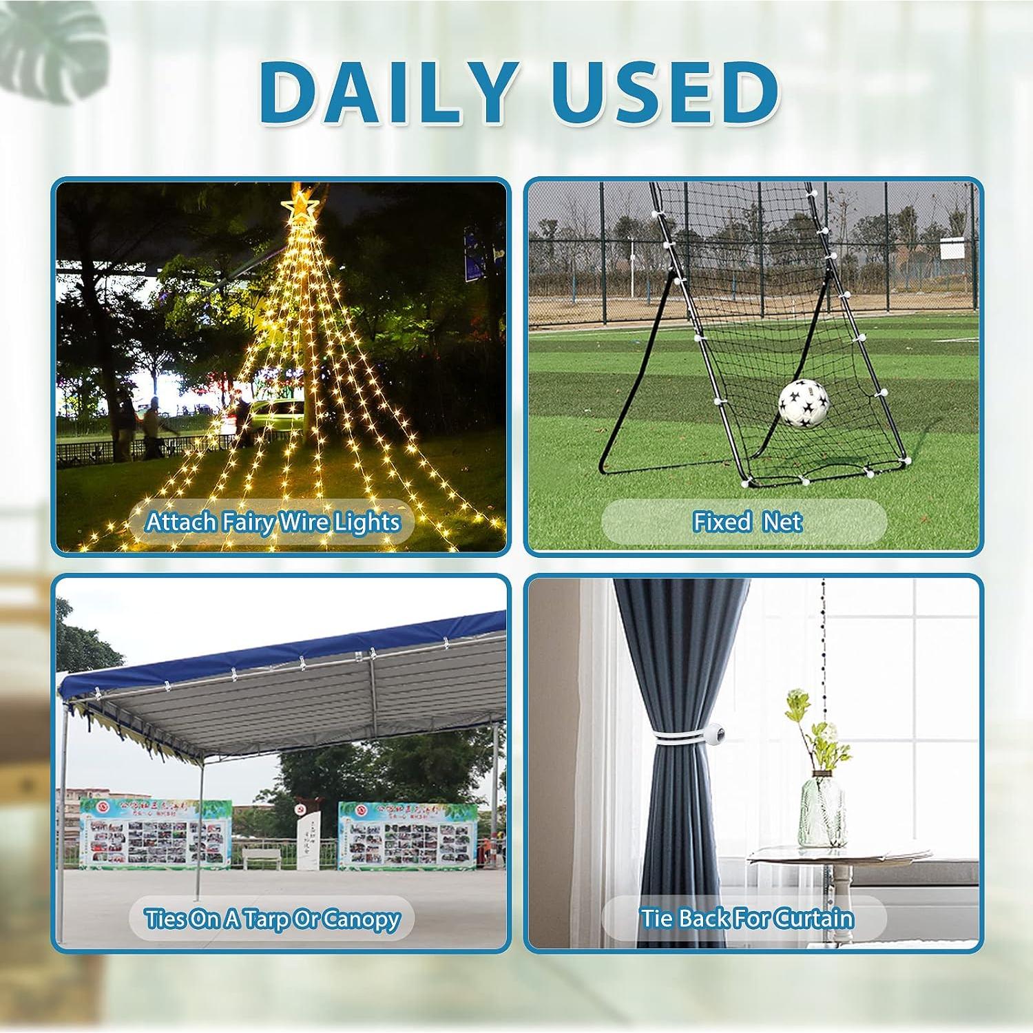 Cuerdas Bungee Kinzomor 10 cm 100 PCS Alta Resistencia