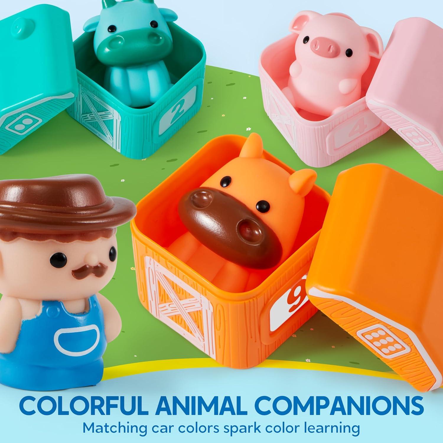 Tren de Aprendizaje Montessori Joyin con Animales de Granja
