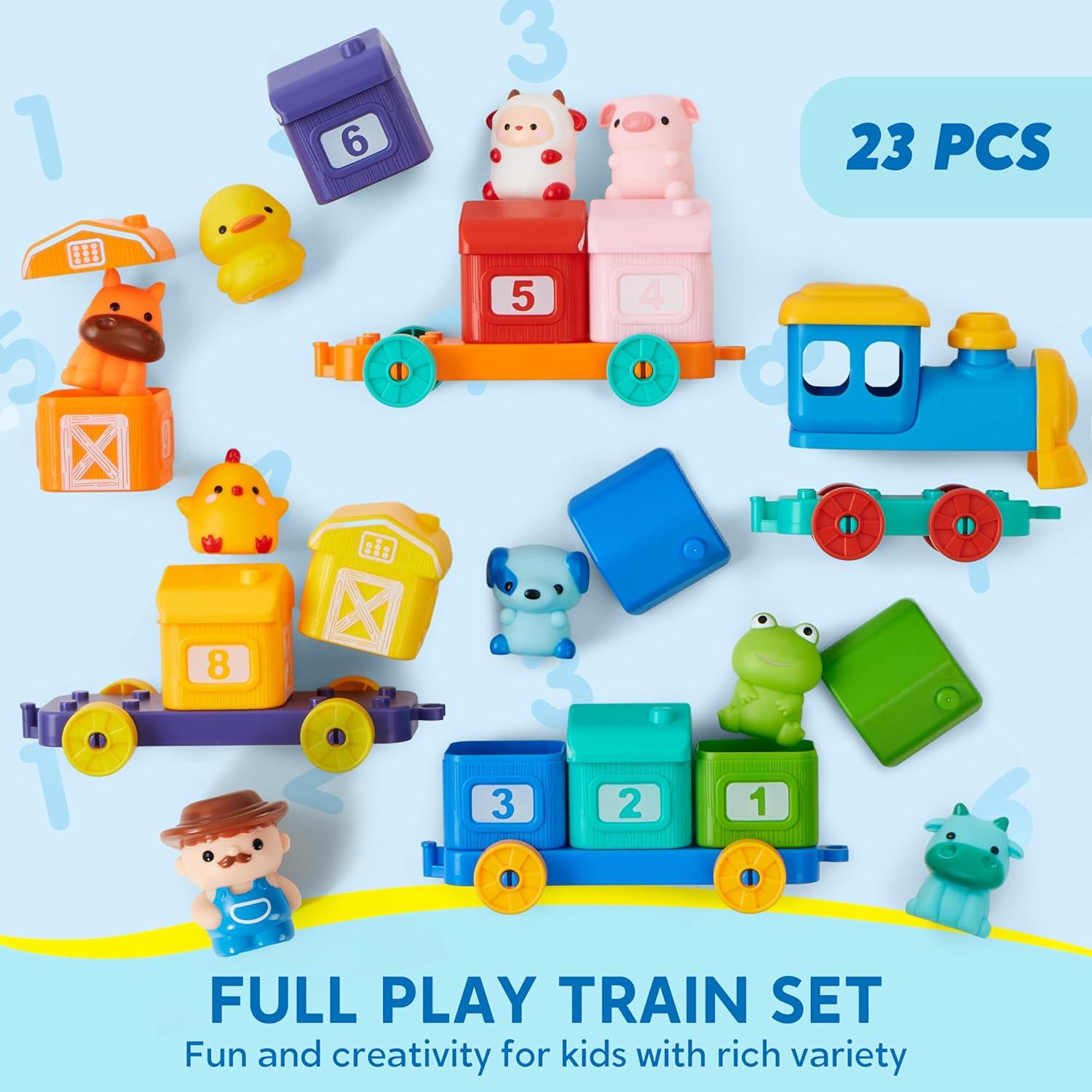 Tren de Aprendizaje Montessori Joyin con Animales de Granja
