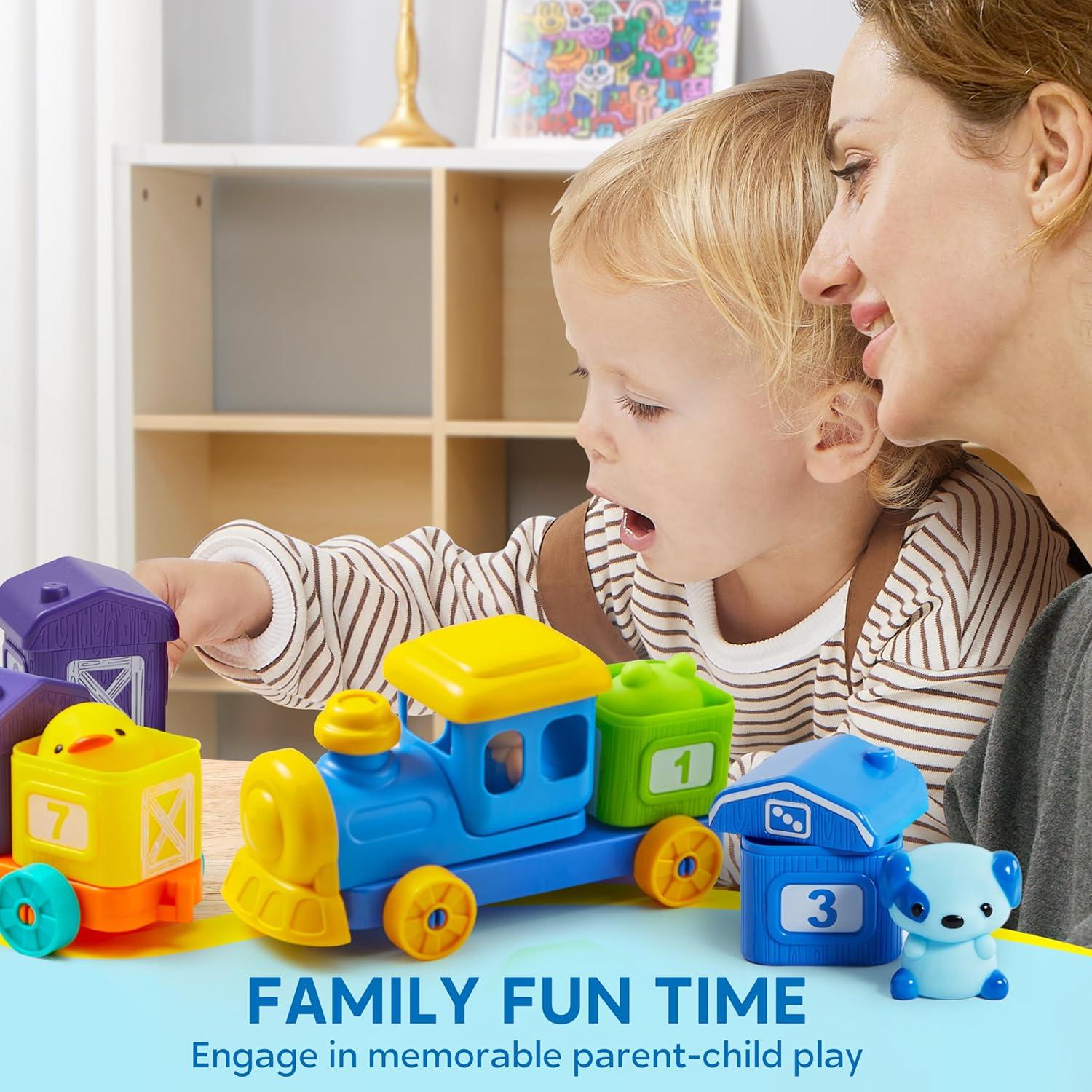 Tren de Aprendizaje Montessori Joyin con Animales de Granja