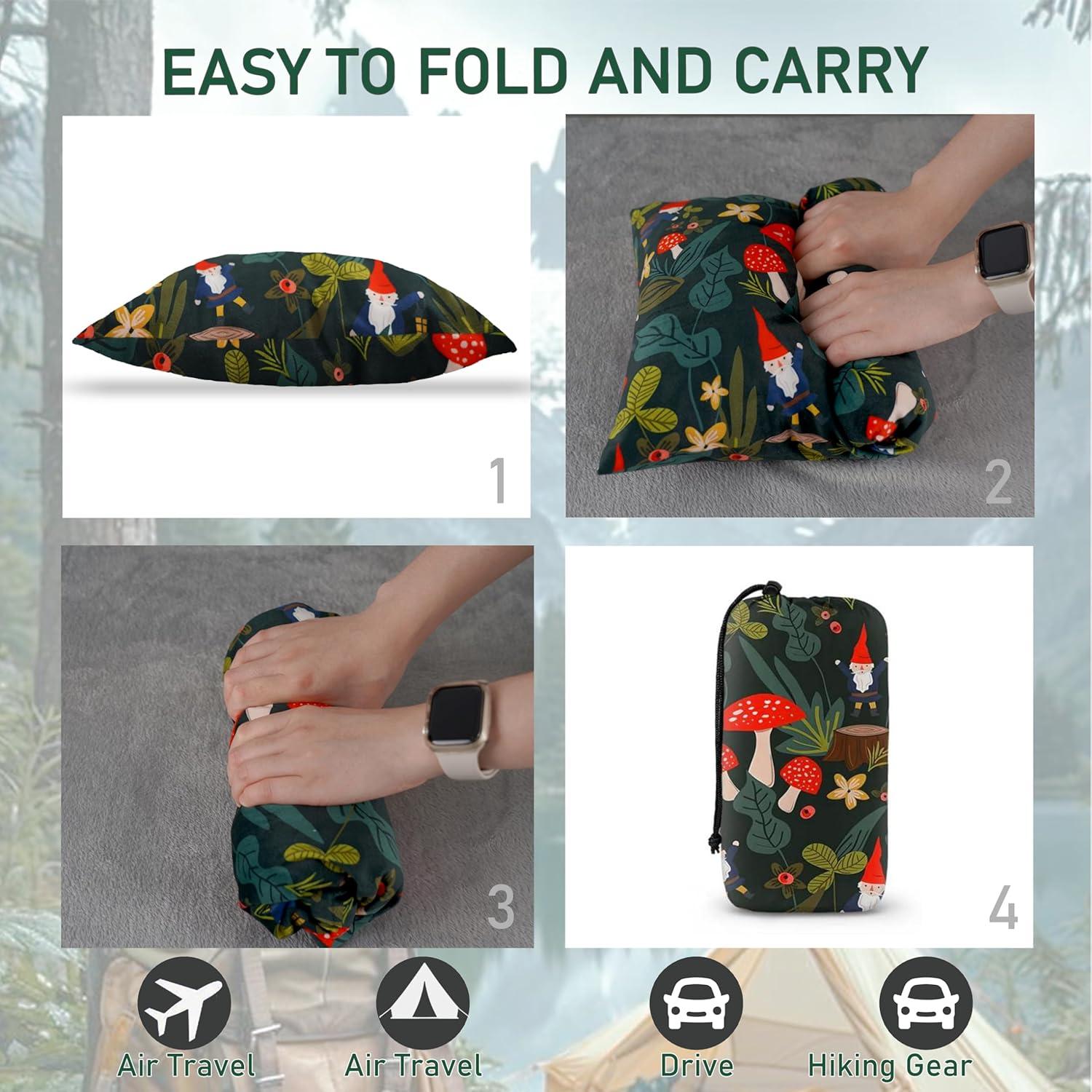 Almohada de Camping Xmzsdz Espuma de Memoria 35x46cm