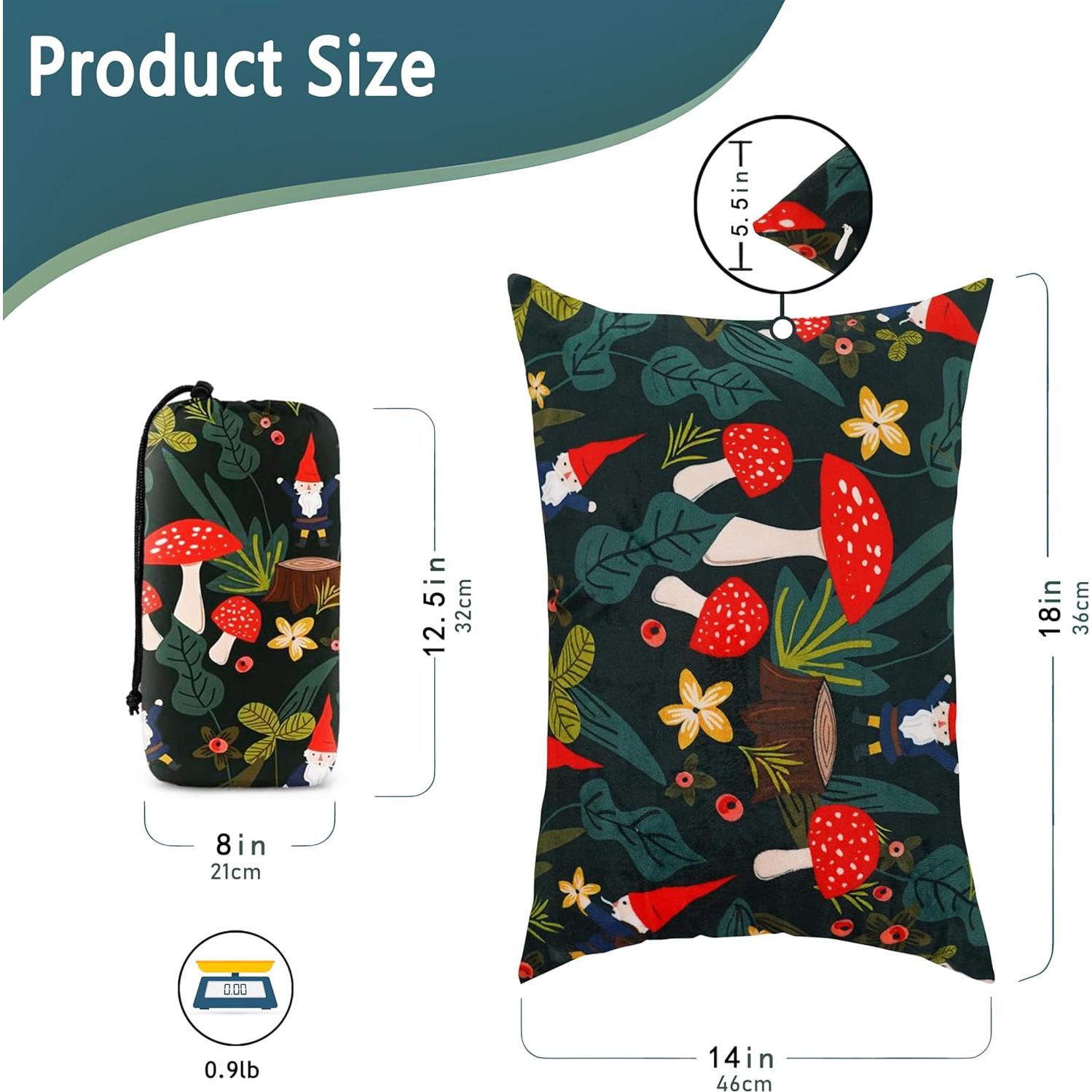 Almohada de Camping Xmzsdz Espuma de Memoria 35x46cm