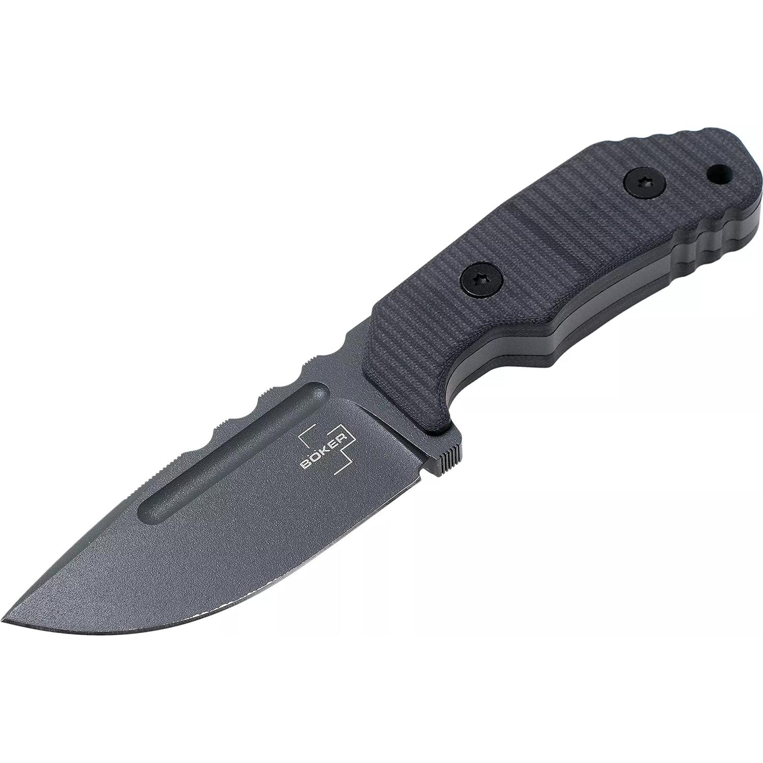 Cuchillo Fijo EDC Boker Plus Little Dvalin, Acero D2, Mango G10