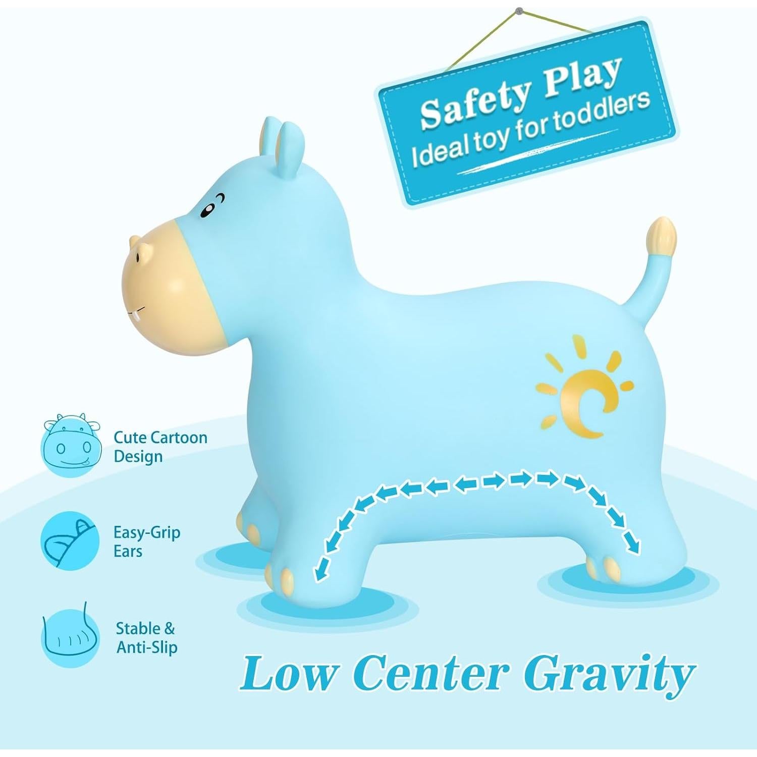 Juguete Saltarín Hipopótamo Inpany para Niños 1.61 kg