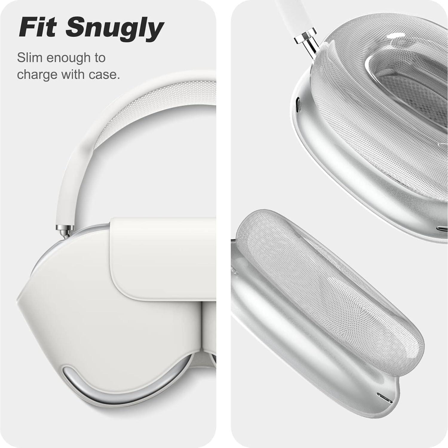 Funda Transparente MOLOPPO para Auriculares AirPods Max 2020/2024