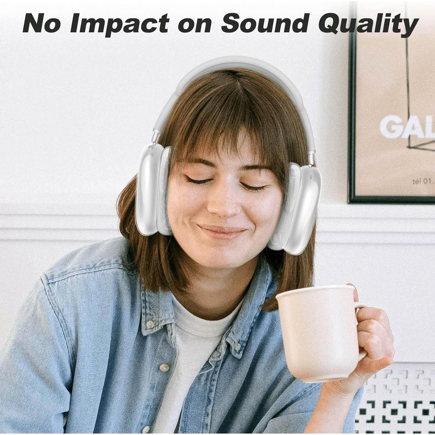 Funda Transparente MOLOPPO para Auriculares AirPods Max 2020/2024