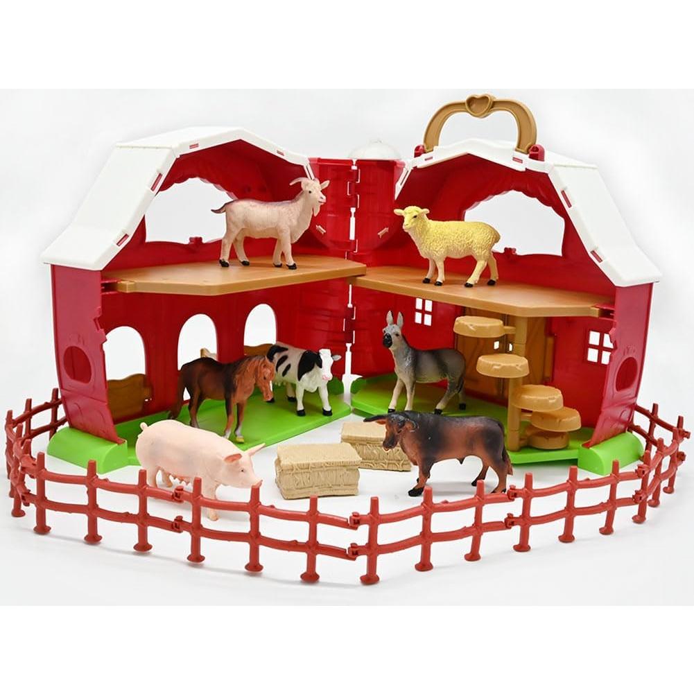 Juguete de Granja KIMICARE con Tractor y Animales 1-5 Años