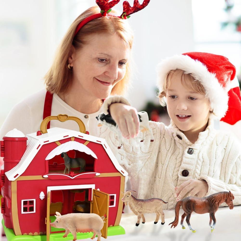 Juguete de Granja KIMICARE con Tractor y Animales 1-5 Años