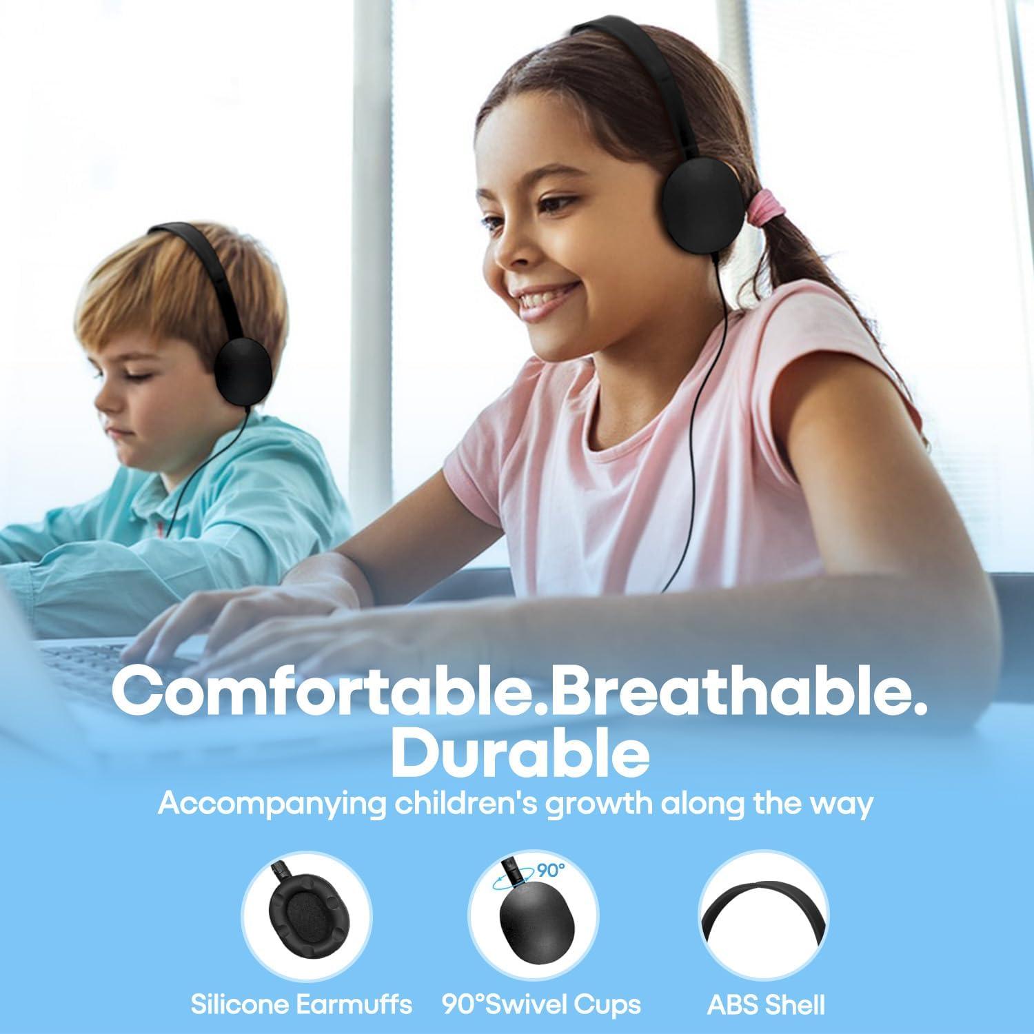 Auriculares CN-Outlet Ajustables 10 Paquetes Negro Estudiantes