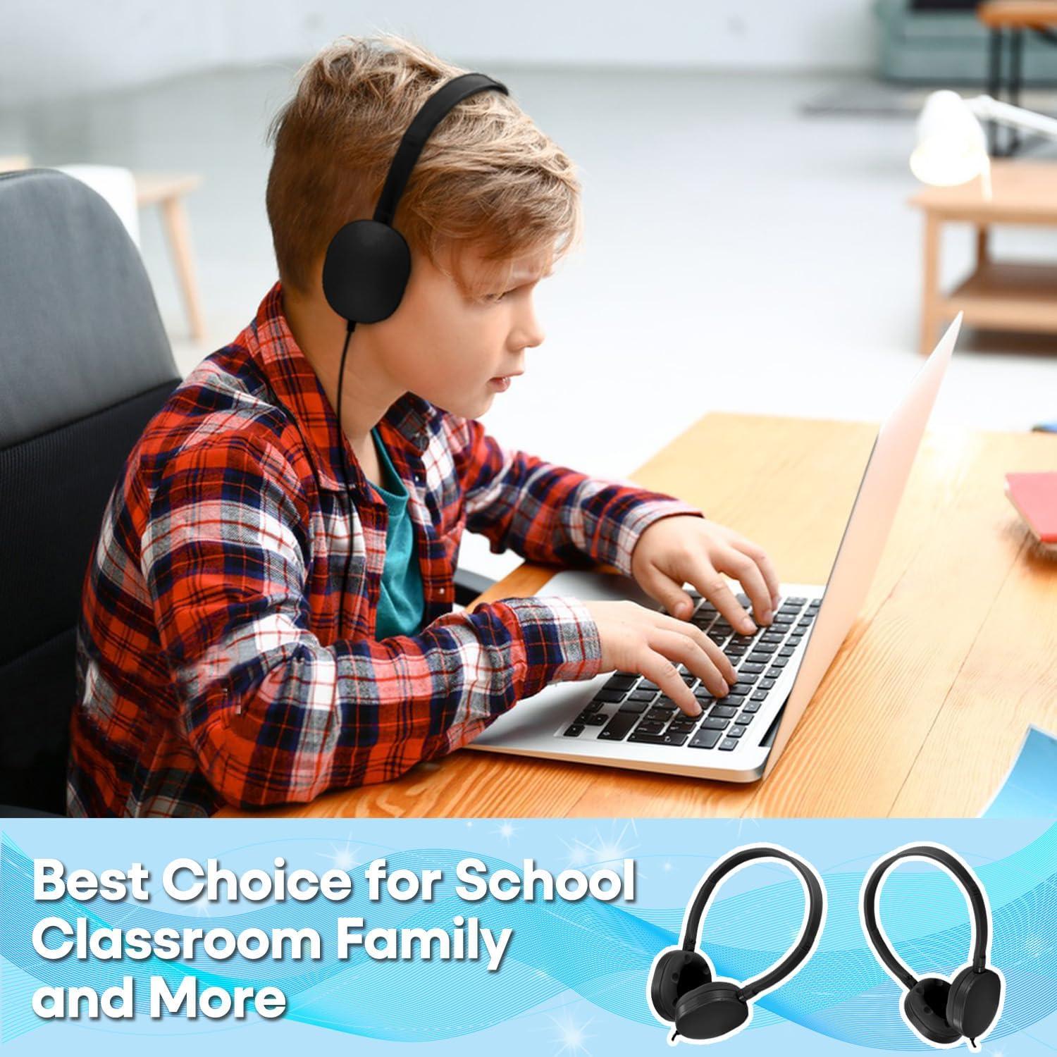 Auriculares CN-Outlet Ajustables 10 Paquetes Negro Estudiantes