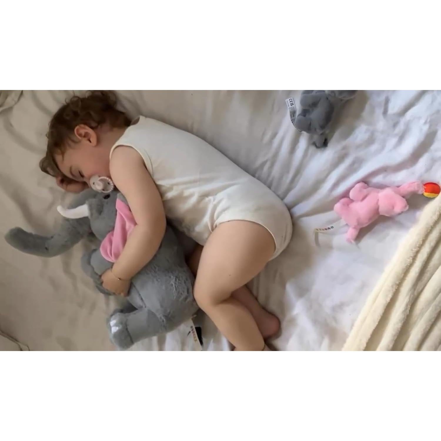 Set de Juguetes de Peluche OUOZZZ Elefante Interactivo 4 Piezas