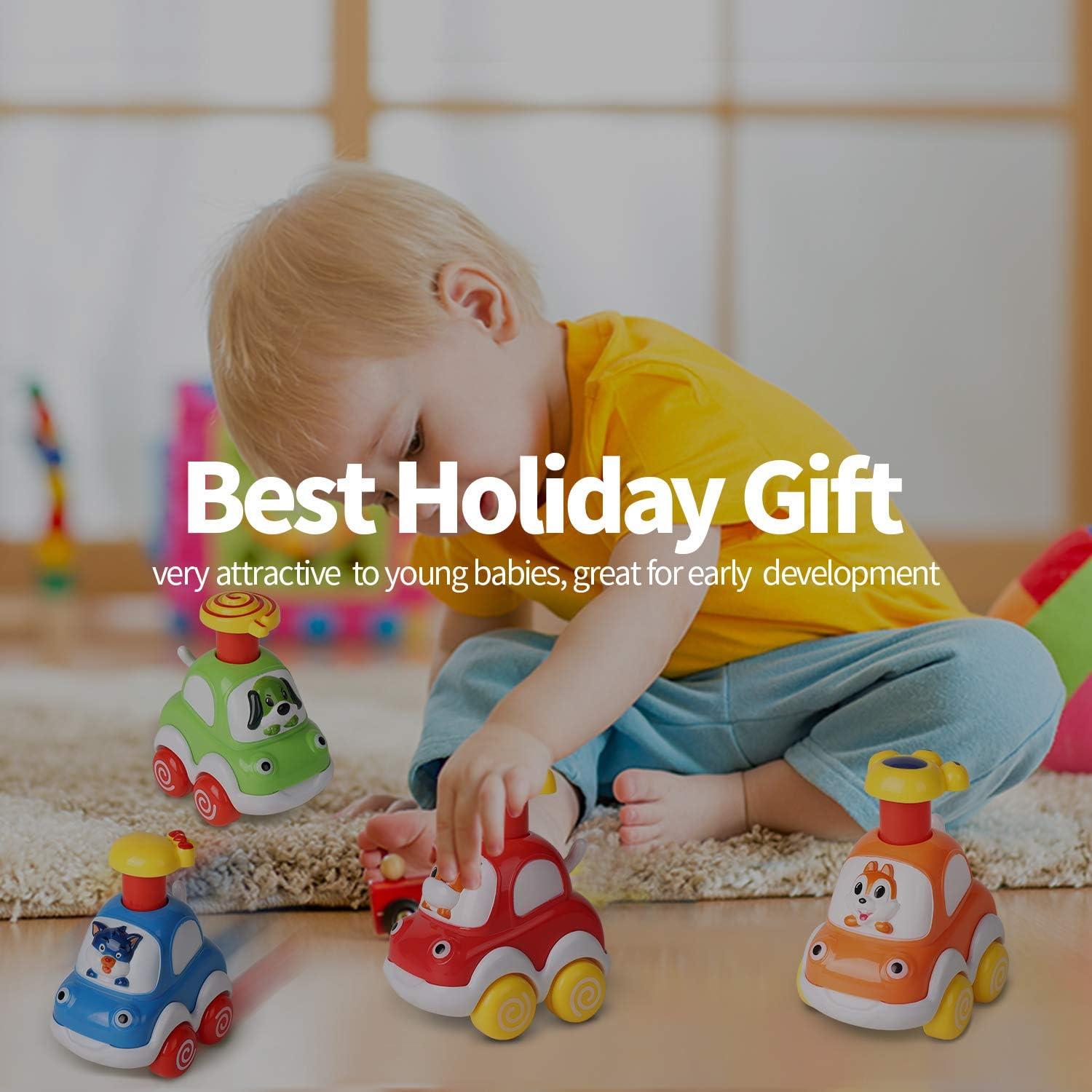 ALASOU Juguetes de Coche de Animales para Niños 1-2 Años