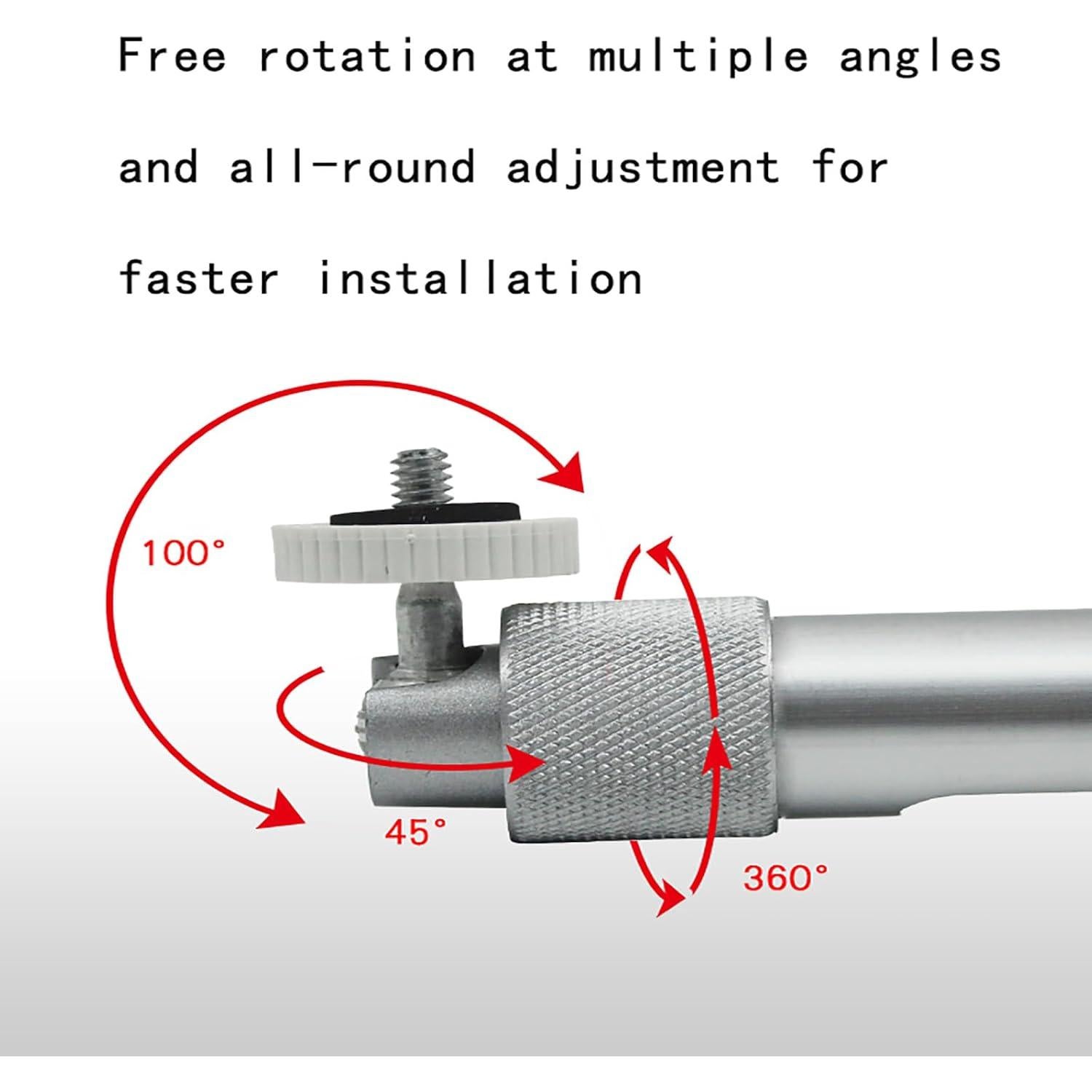 Soporte de Proyector Telescópico NVRTTRR 30 cm Aluminio Ajustable