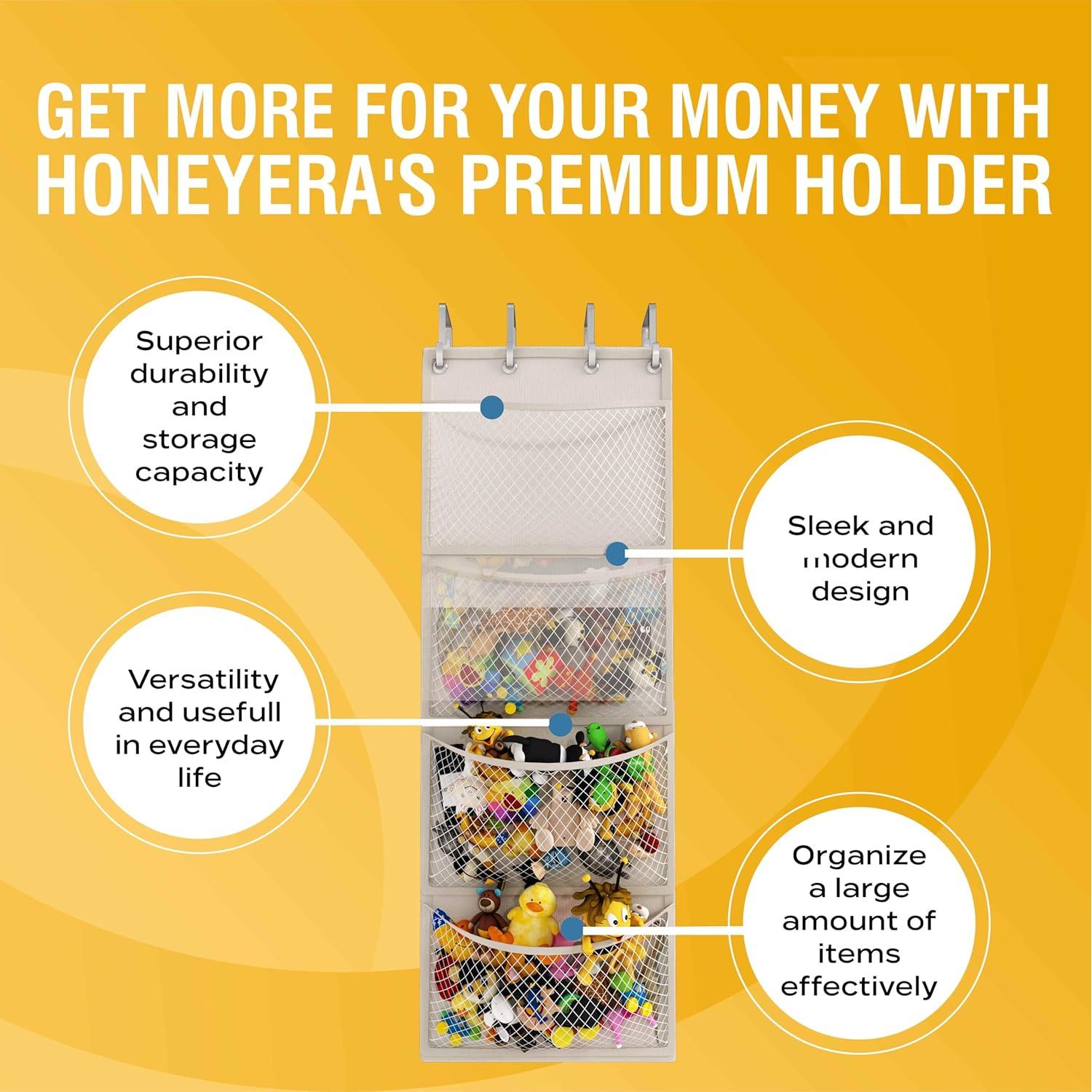 Organizador Colgante de Animales de Peluche Honeyera 166,8x58,4cm