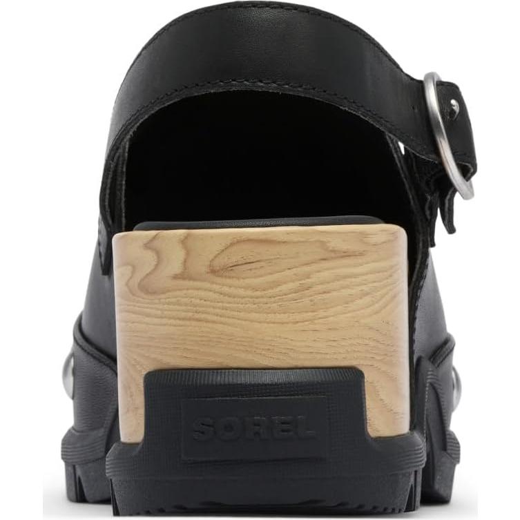 Zueco Sorel Roam'n Clog RVT para Mujeres Negro 5