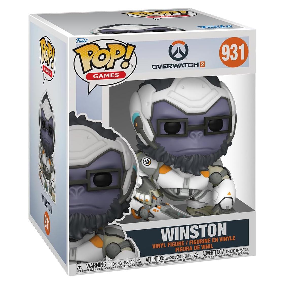 Figura de Vinilo Funko Pop! Overwatch 2 Winston 16 cm