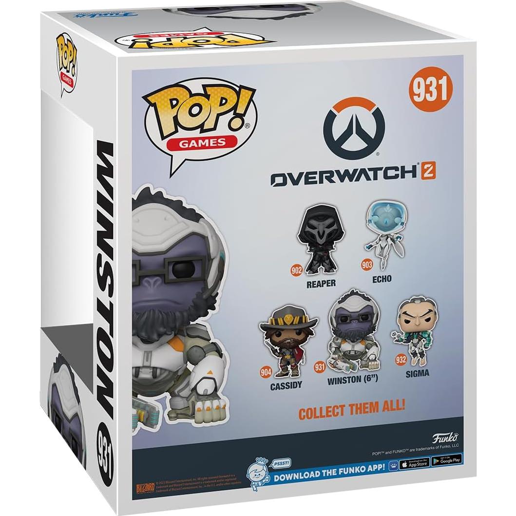 Figura de Vinilo Funko Pop! Overwatch 2 Winston 16 cm