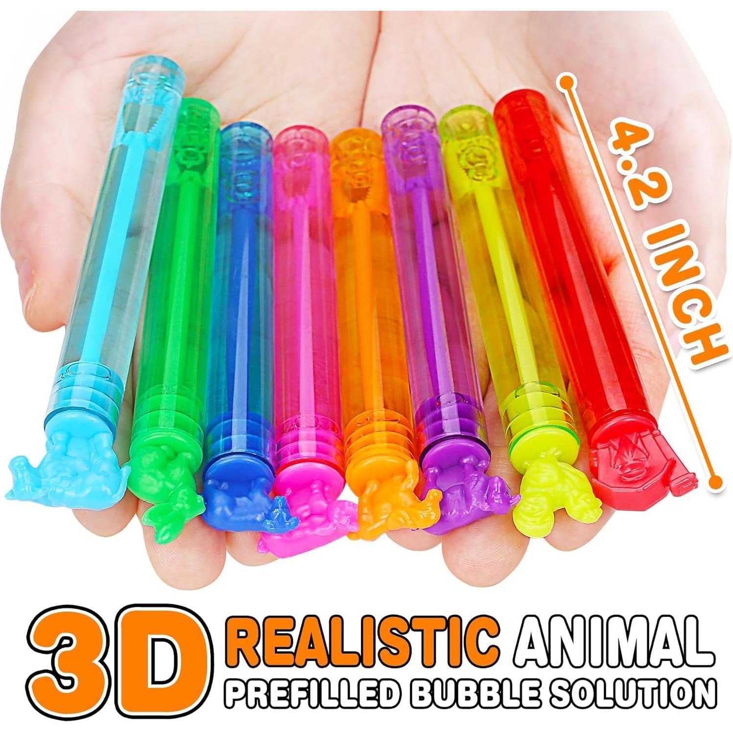 32 Varitas de Burbujas de Animales de Granja JASNKKONT