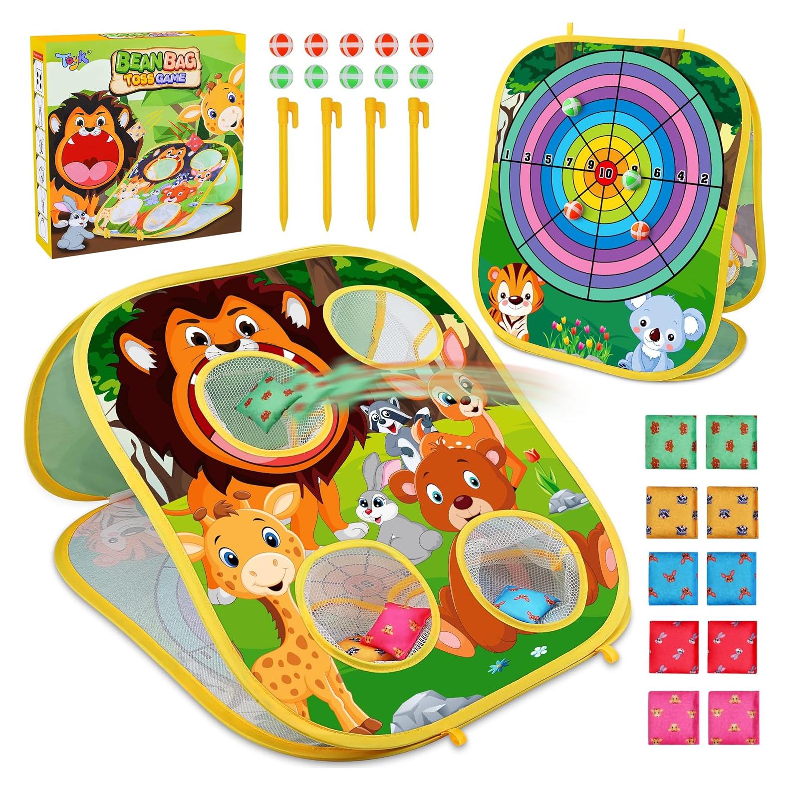 Juego de Lanzamiento de Bolsas de Frijoles Toyk - 24 Piezas