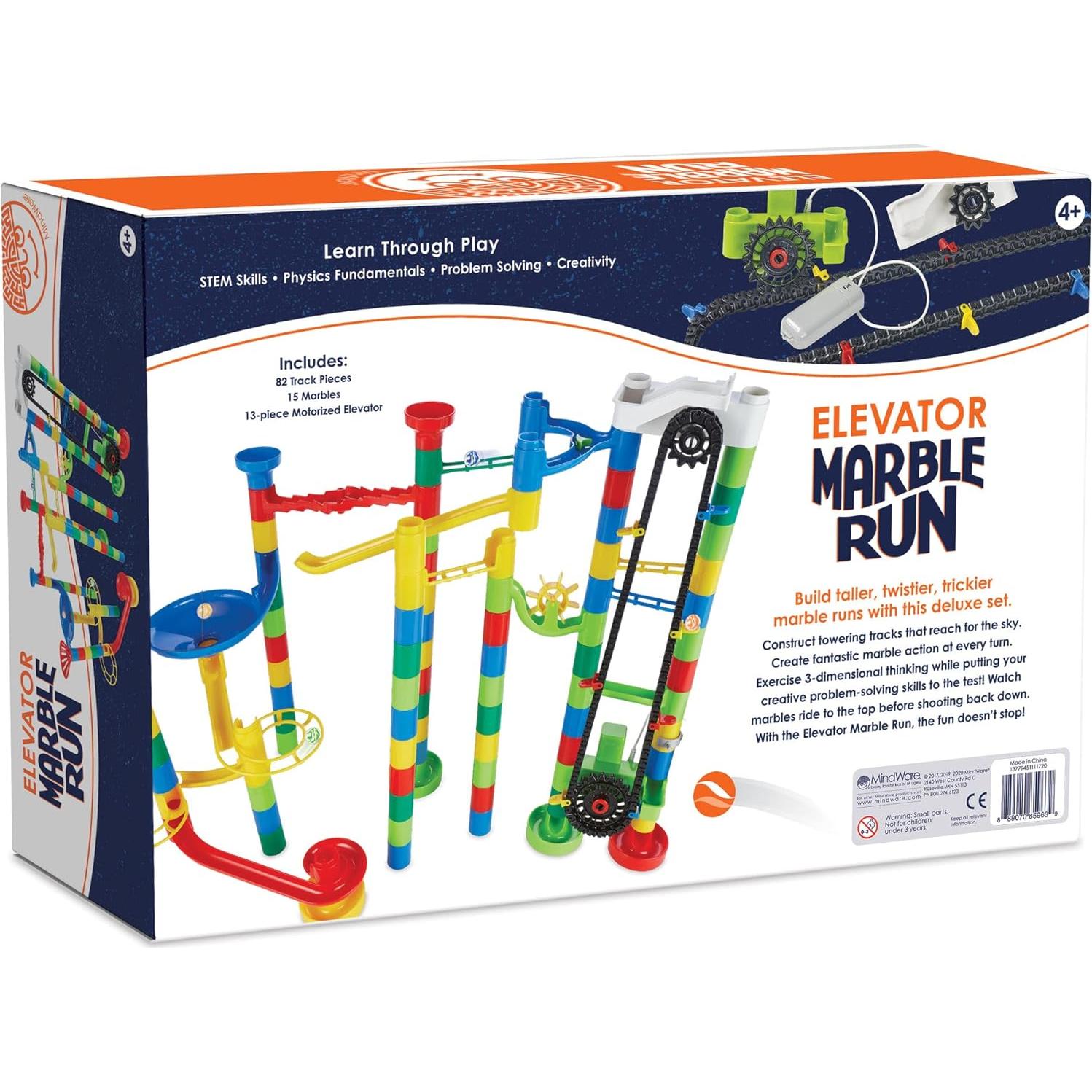 MindWare Marble Run Elevador Motorizado 110 Piezas 1.59kg