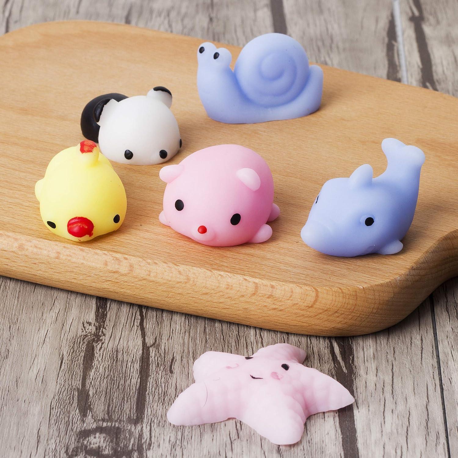 Juguetes Squishy Mr. Pen Paquete de 12 Animales 4,32 cm