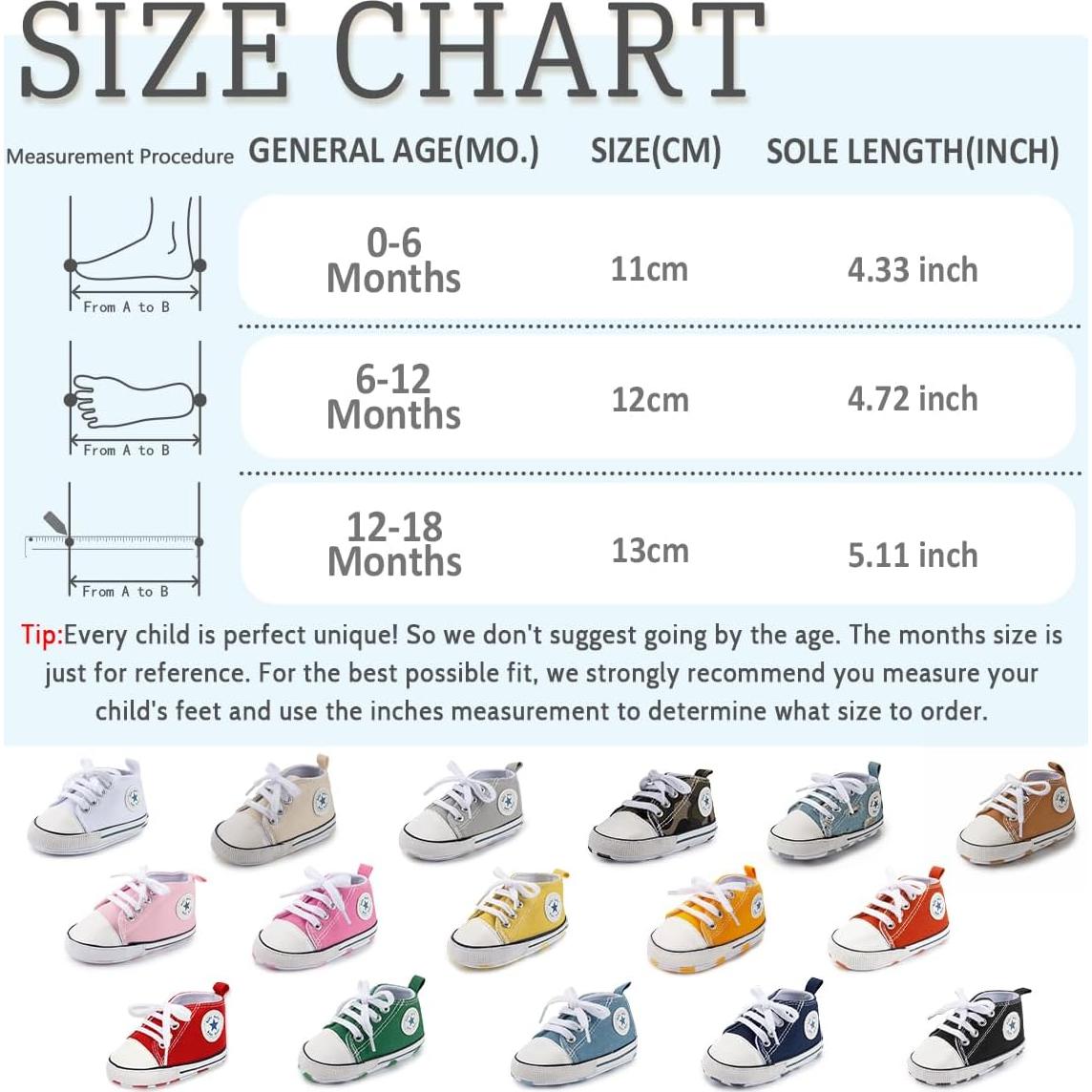 Zapatillas de Lona Altas para Bebés Meckior Rosa 0-6 Meses