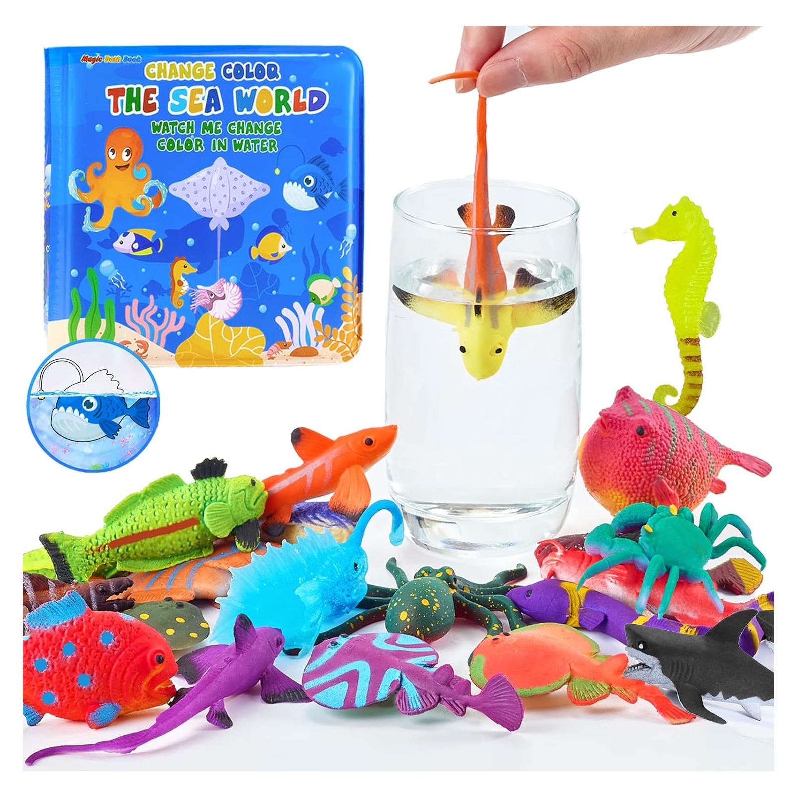 Juguetes de baño Staroud 13 Piezas Sin Moho para Niños