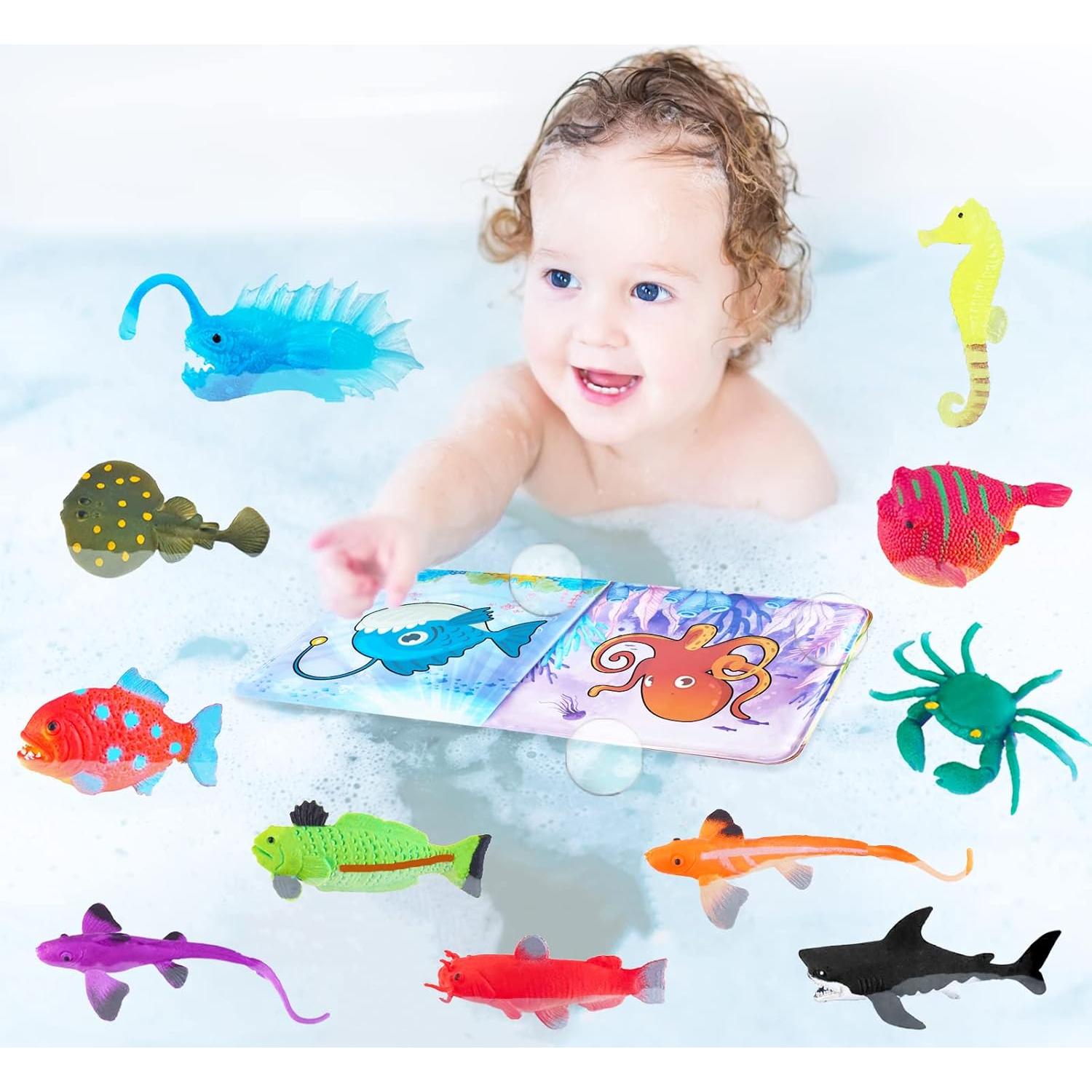 Juguetes de baño Staroud 13 Piezas Sin Moho para Niños
