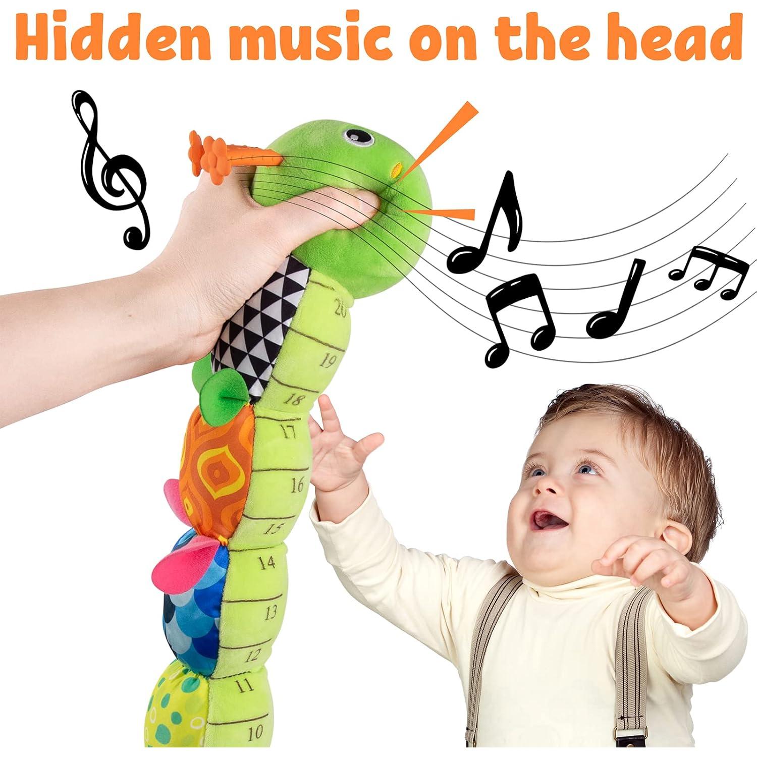 LIGHTDESIRE Juguete Oruga Musical para Bebés Verde 0-2 Años