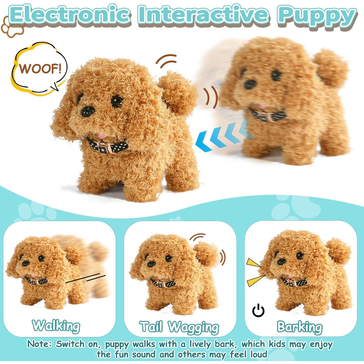 Juguete perro interactivo AN para niños 3 a 5 años