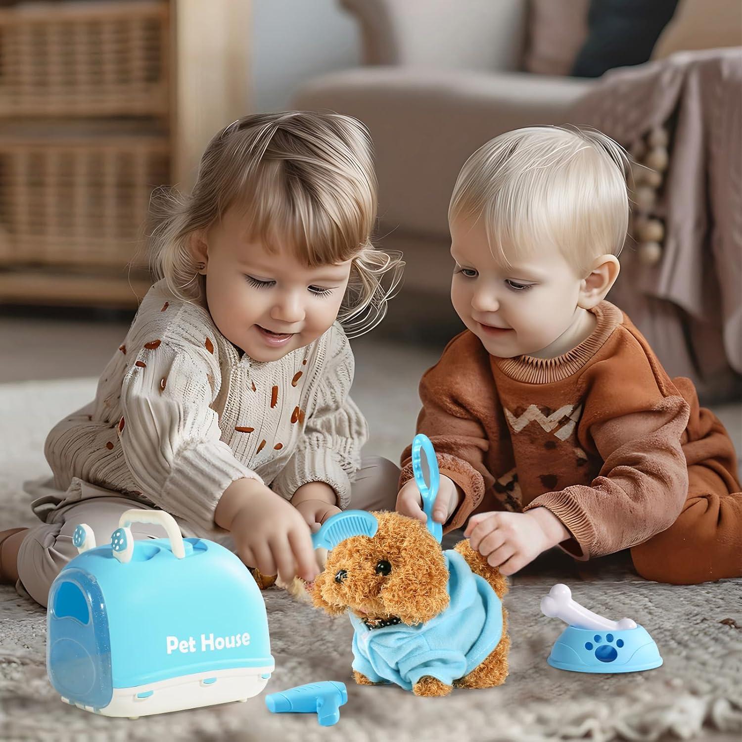 Juguete perro interactivo AN para niños 3 a 5 años