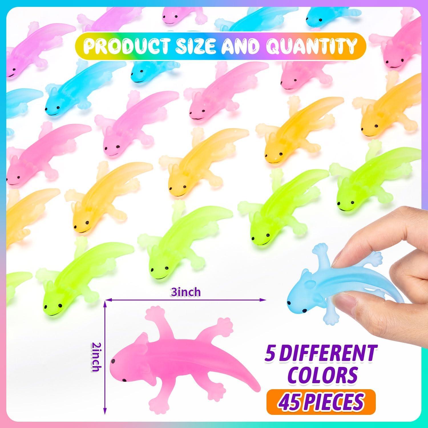 30 Juguetes de Axolotl TPR para Alivio de Estrés - SYWHXY