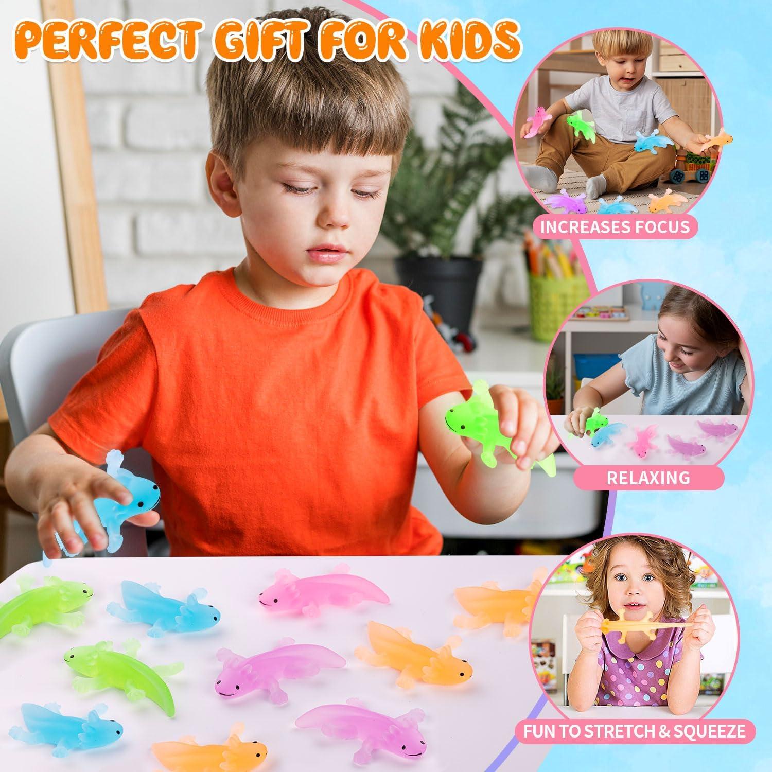 30 Juguetes de Axolotl TPR para Alivio de Estrés - SYWHXY