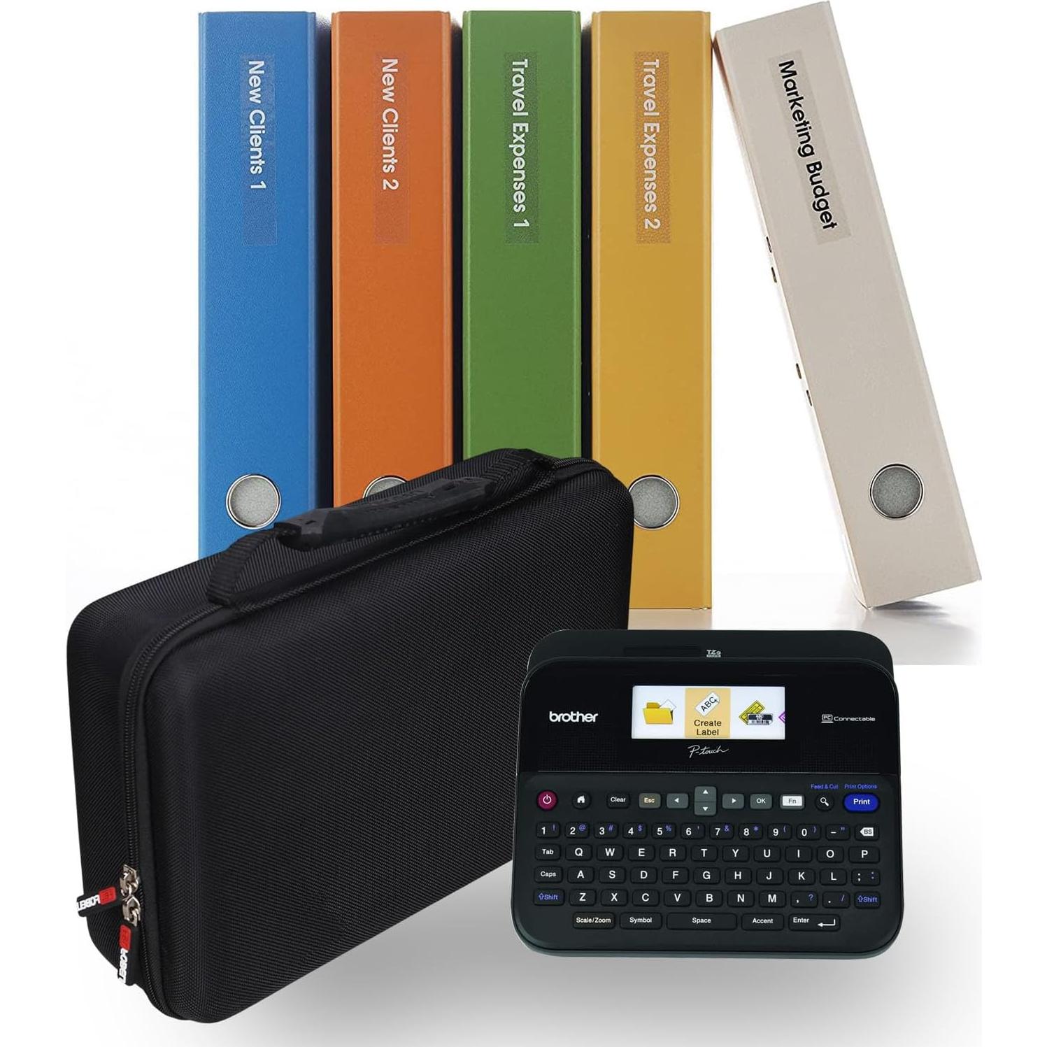 Funda de Almacenamiento Dura FBLFOBELI para Impresora Brother P-Touch