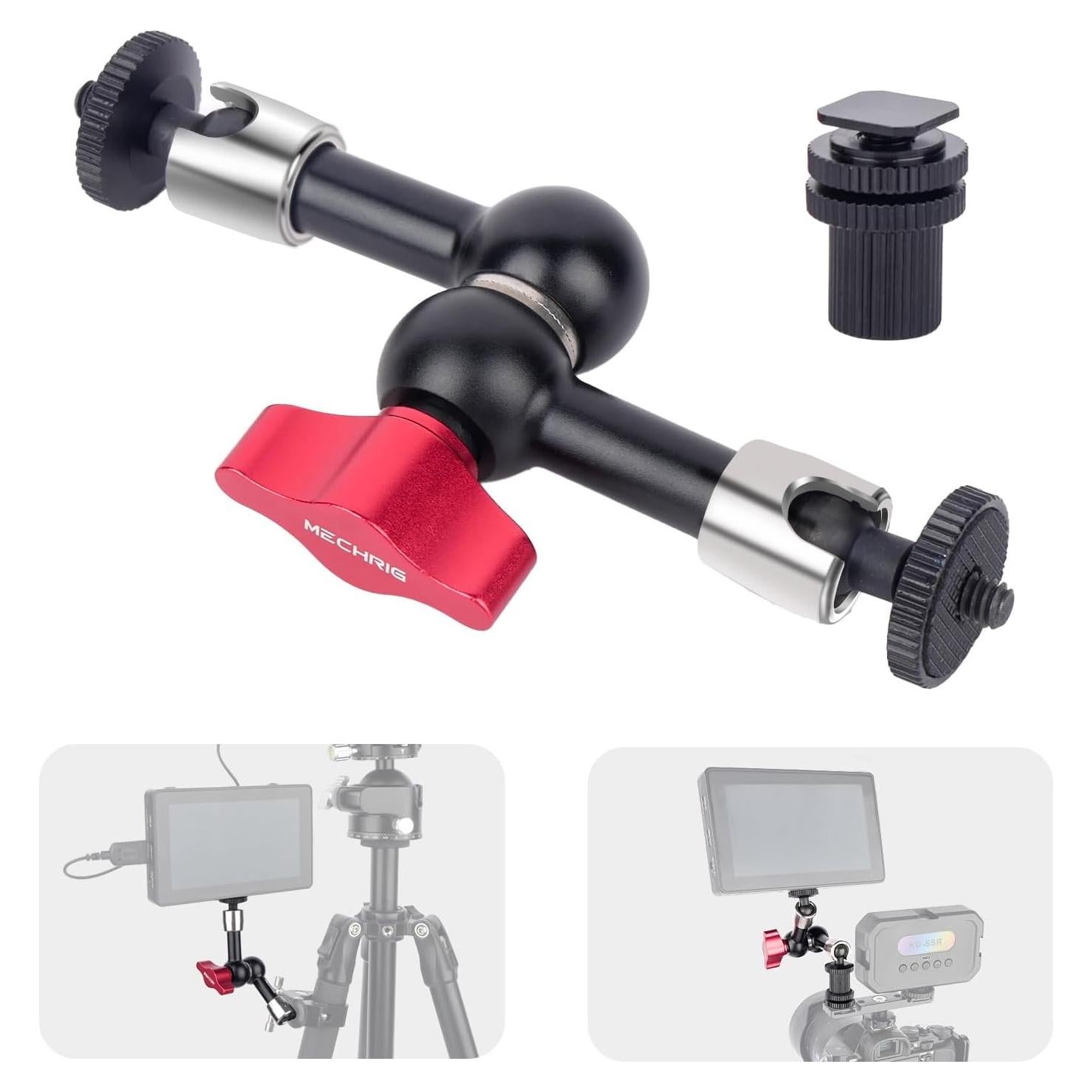 Brazo Mágico Ajustable Mechrig 7" con Zapata Fría y 1/4"