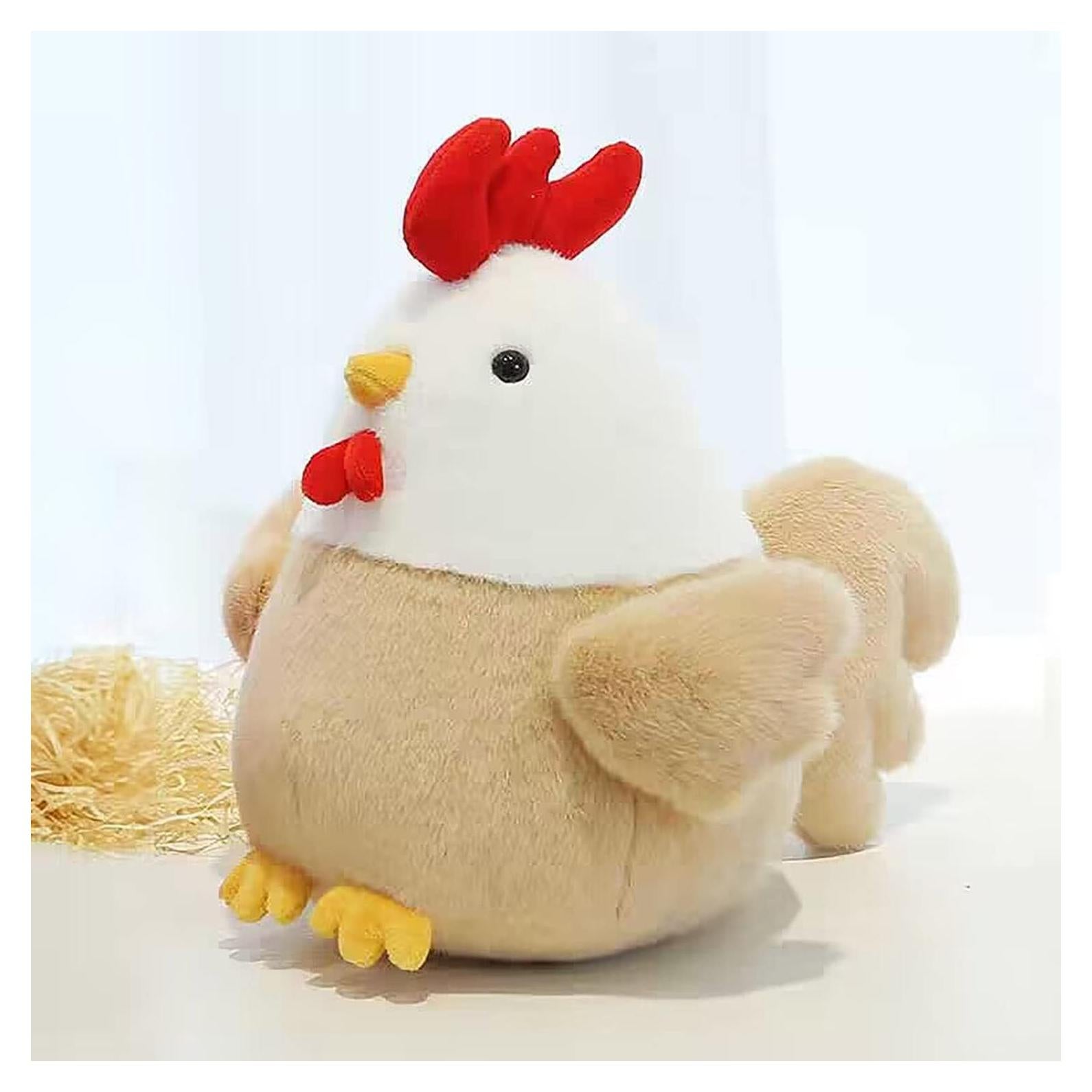 Muñeco de peluche de pollo YUKOUQIAN 20 cm para niños