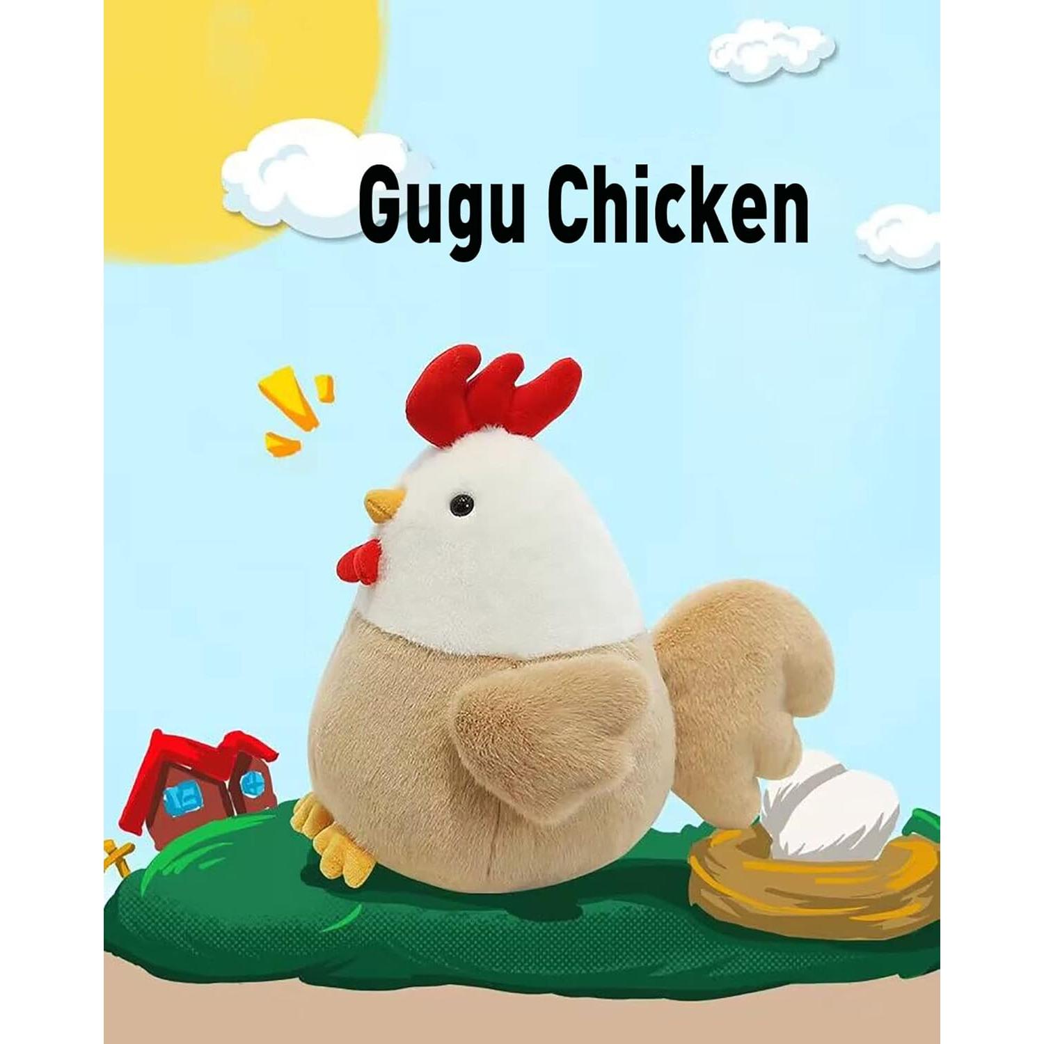 Muñeco de peluche de pollo YUKOUQIAN 20 cm para niños